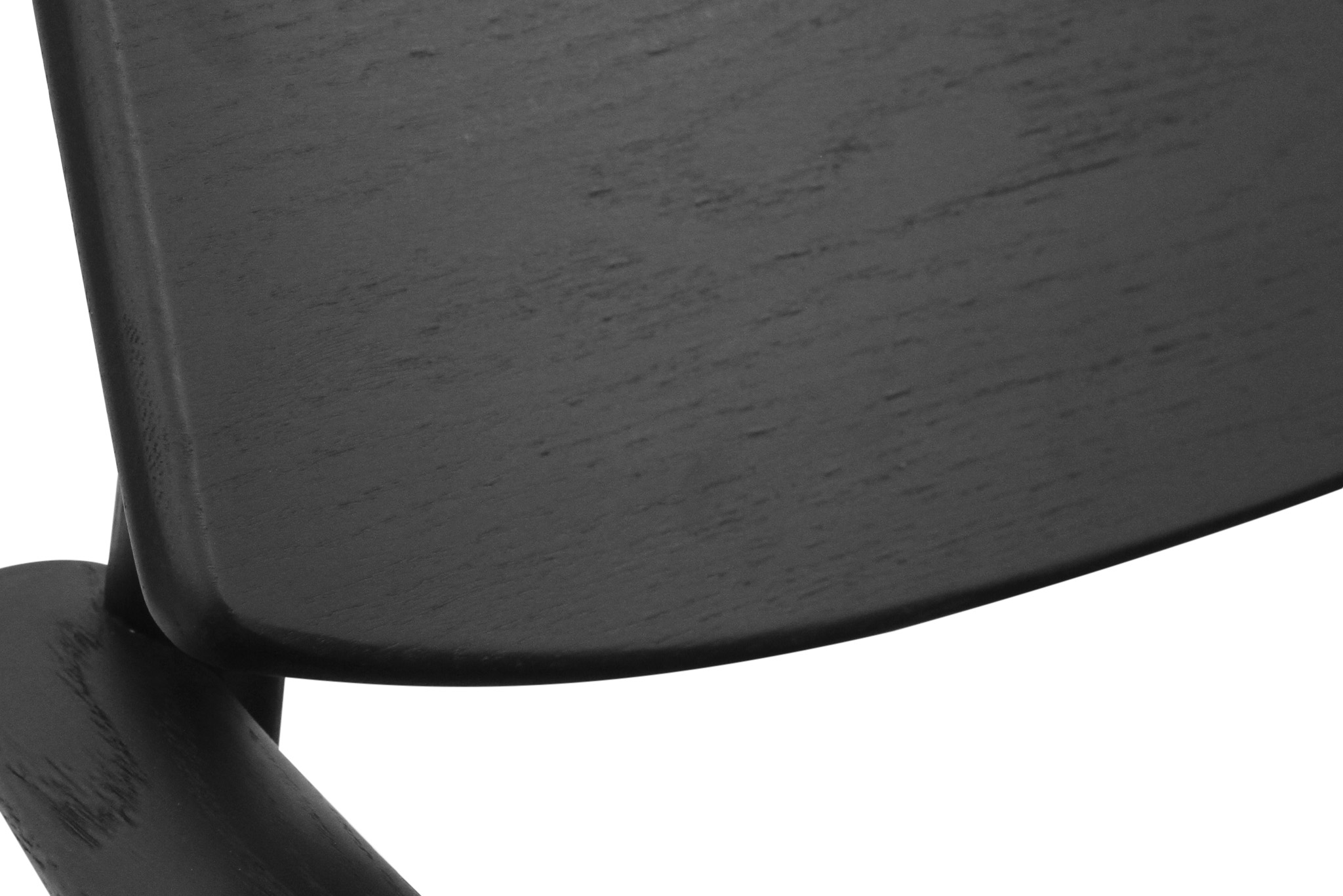 Harlow Occasional Chair - Black with Leather Seat - Image 10