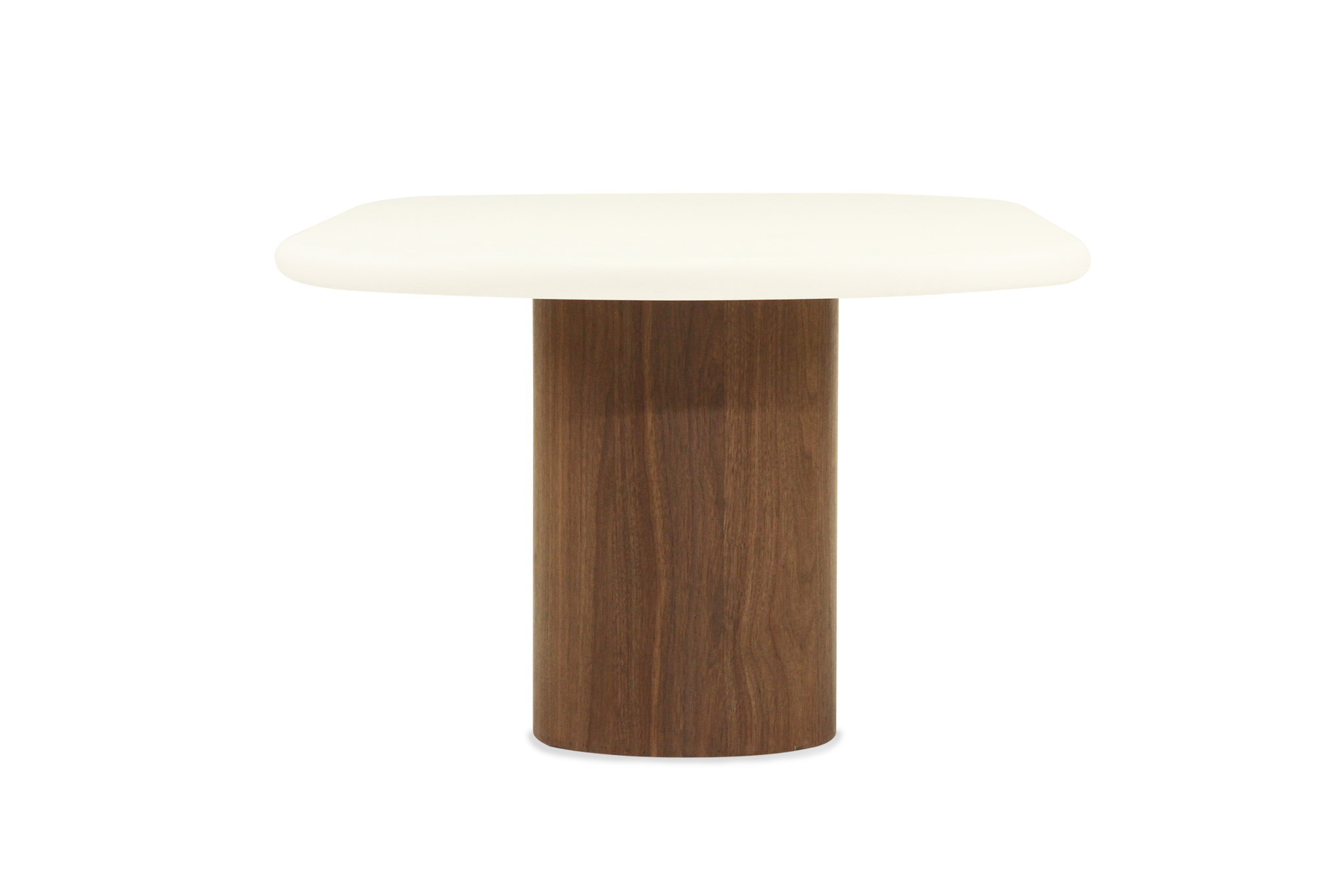 Harlow Oval Coffee Table - 150cm - Walnut Base - Image 6