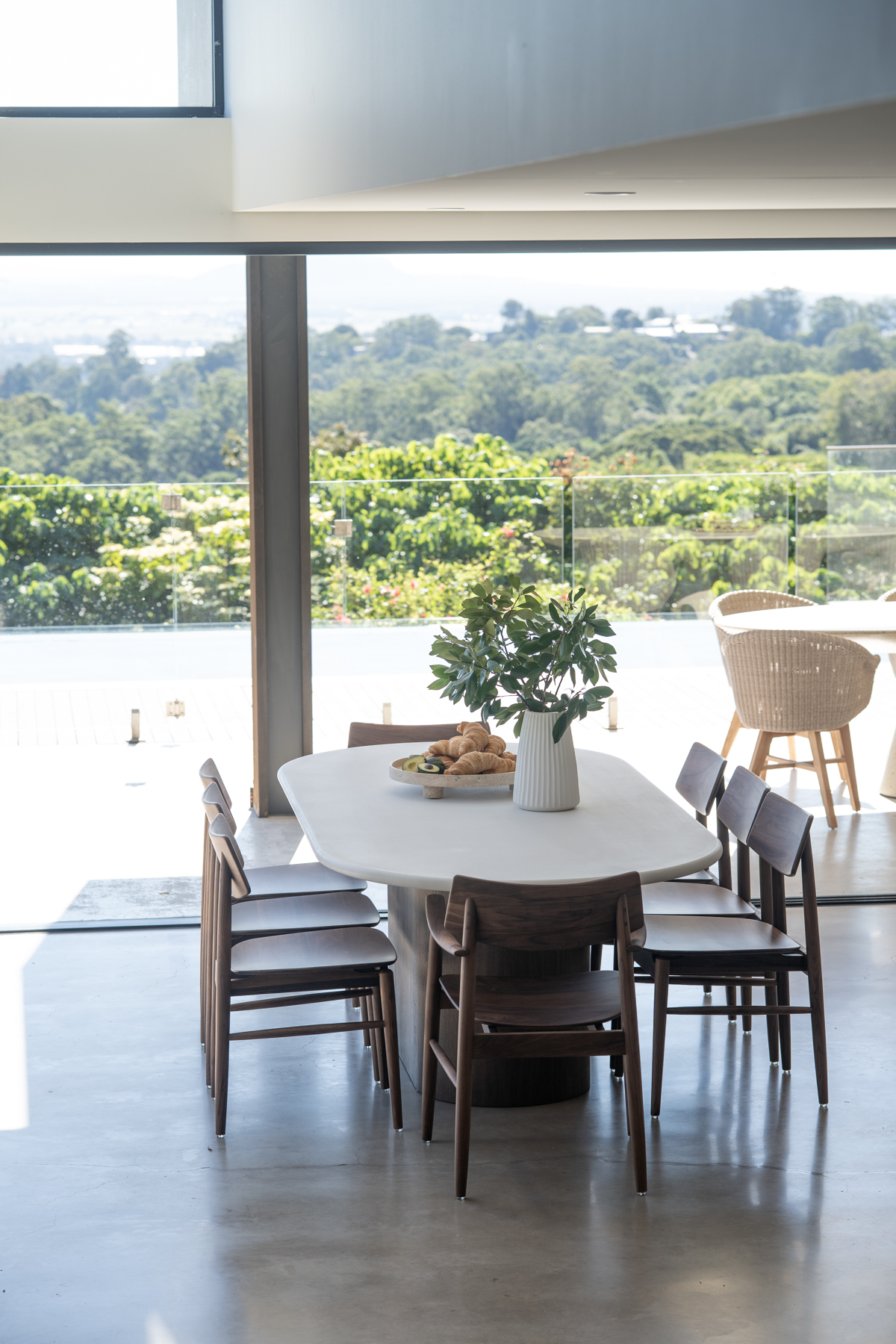 Harlow Dining Chair - Walnut with Timber Seat - Image 18