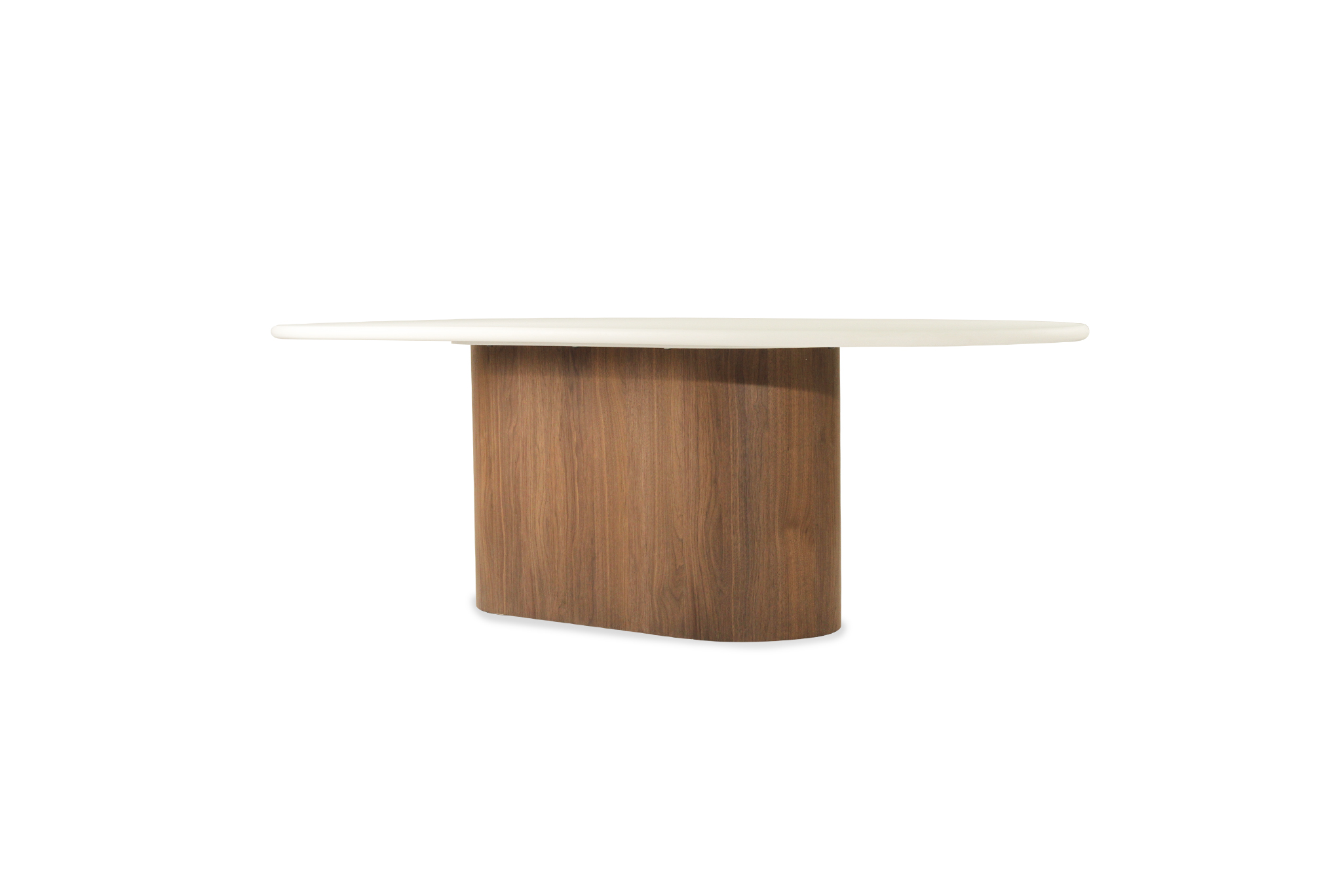 Harlow Oval Dining Table - 280cm  - Walnut Base