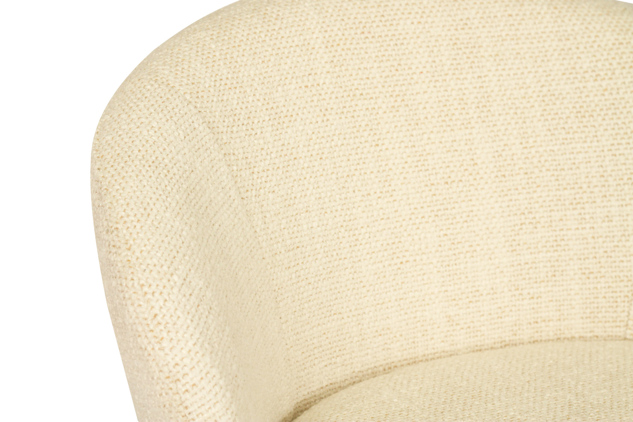 Anders Counter Stool - Natural Upholstery with Black Legs - Image 10