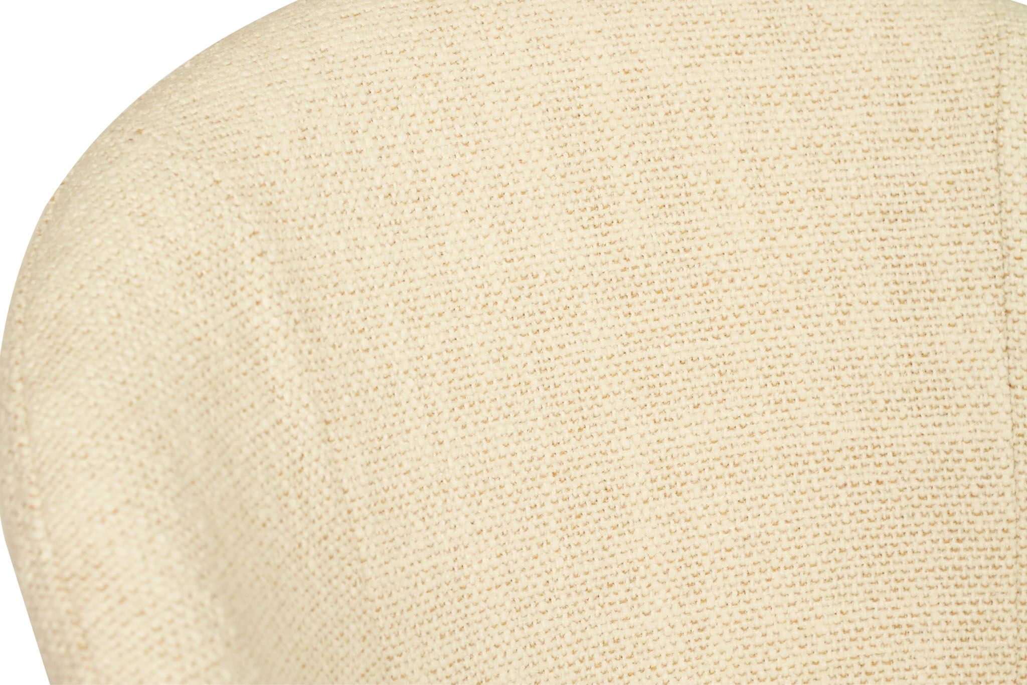 Anders Dining Chair - Natural Upholstery with Black Legs - Image 9