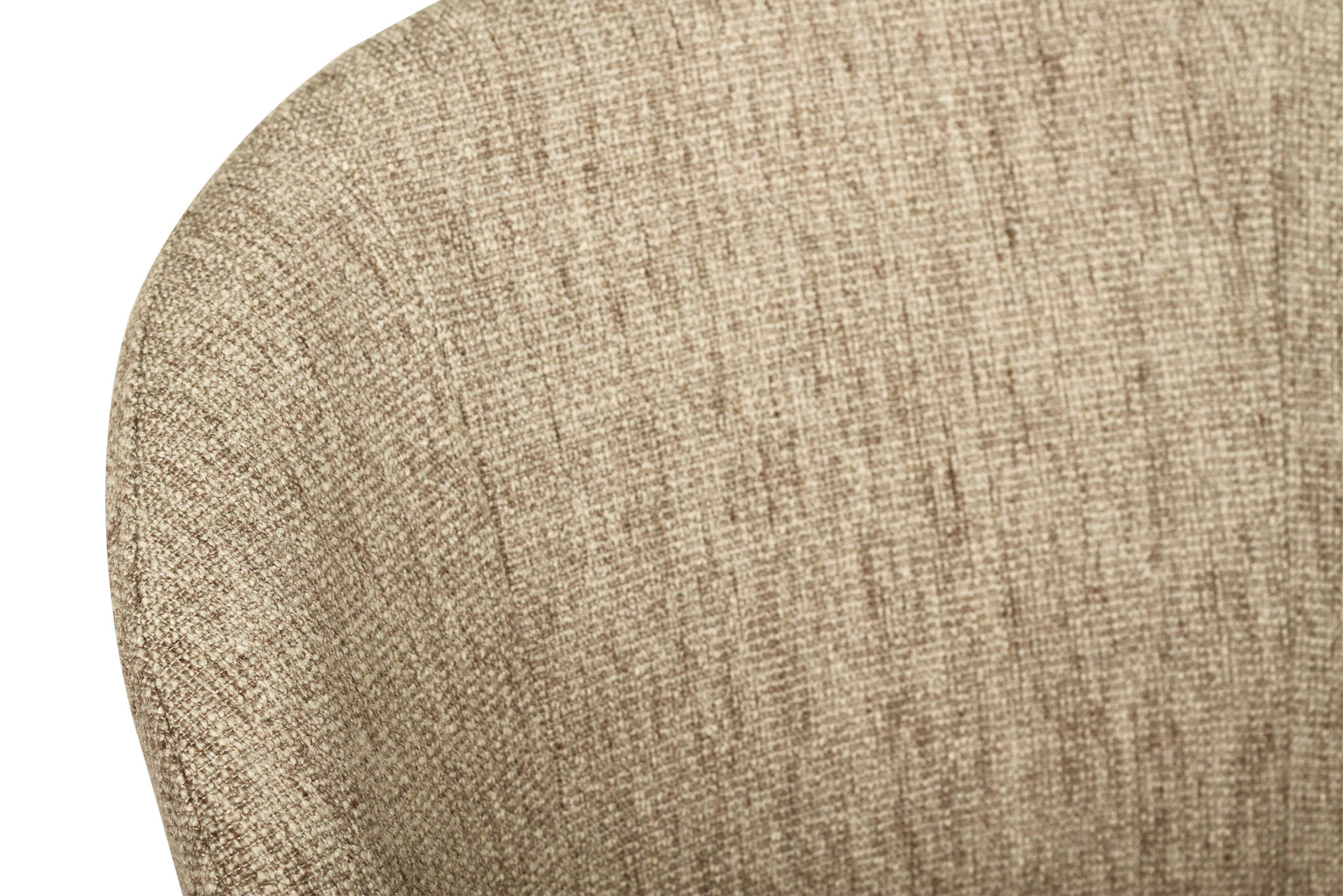 Anders Dining Chair - Pebble Upholstery with Black Legs - Image 9