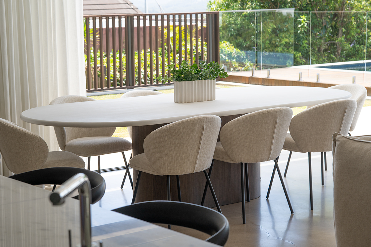 Anders Dining Chair - Natural Upholstery with Black Legs - Image 38