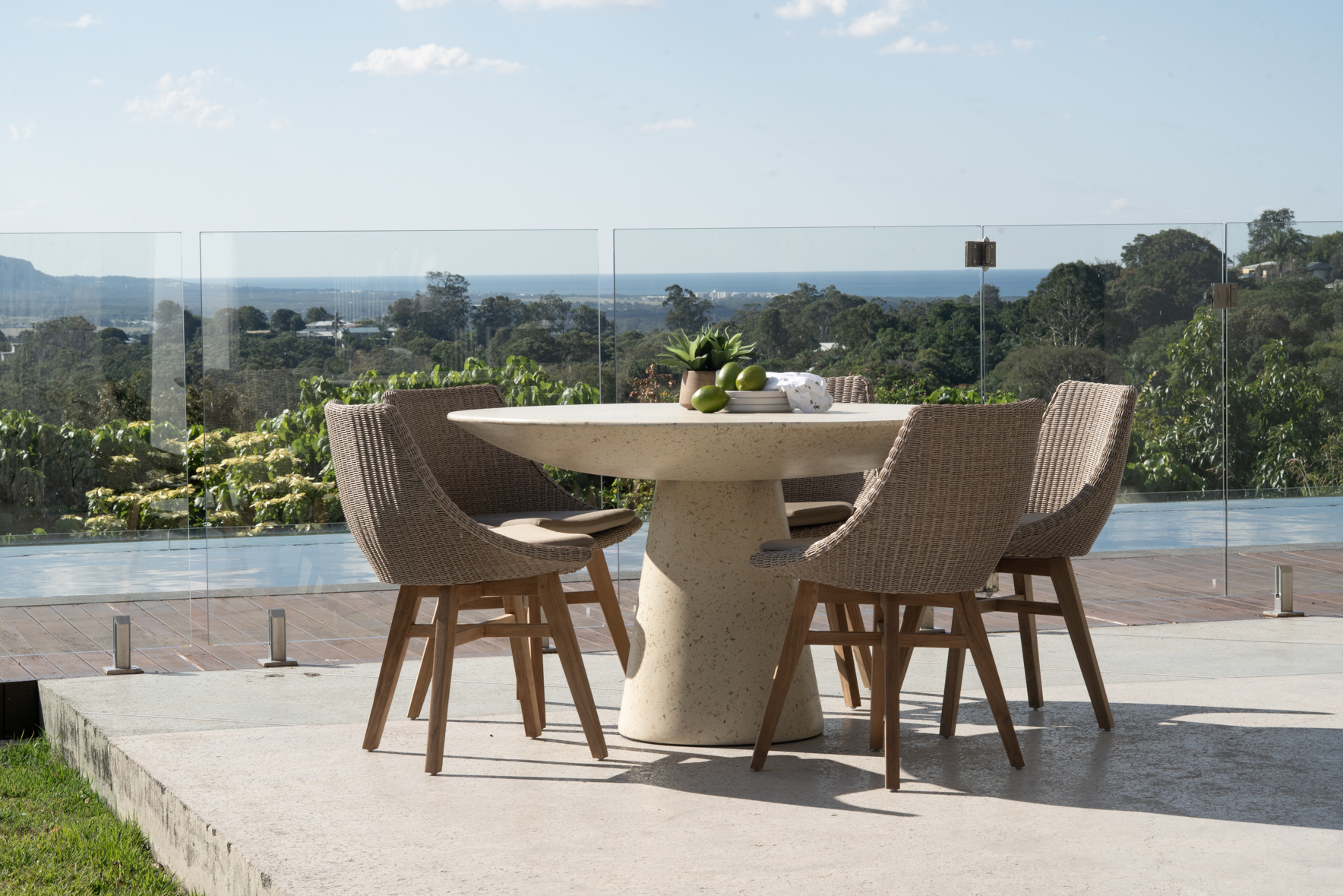 Oceanic Outdoor Dining Chair - Mushroom - Image 22