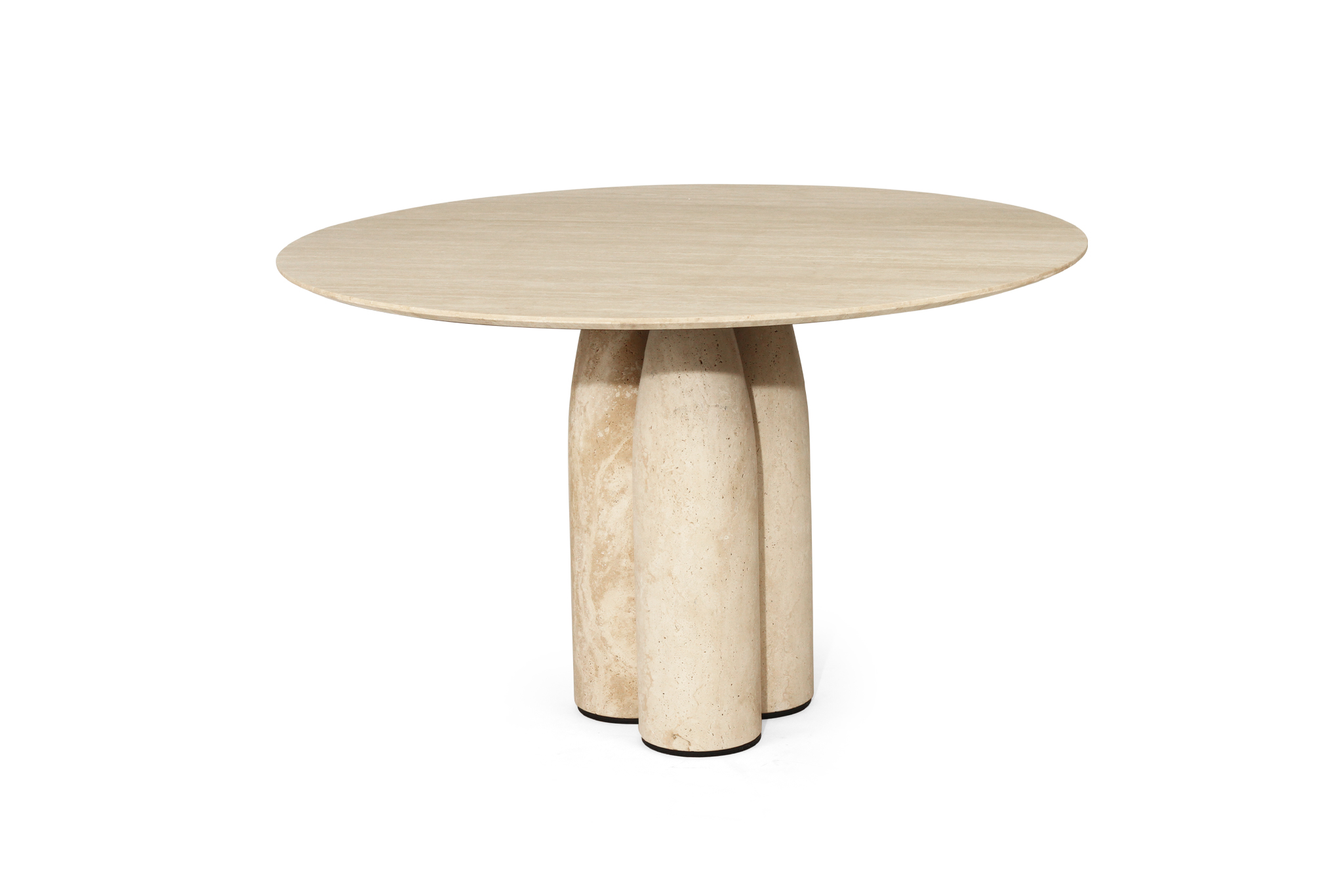 Elio Travertine Dining Table - 130cm