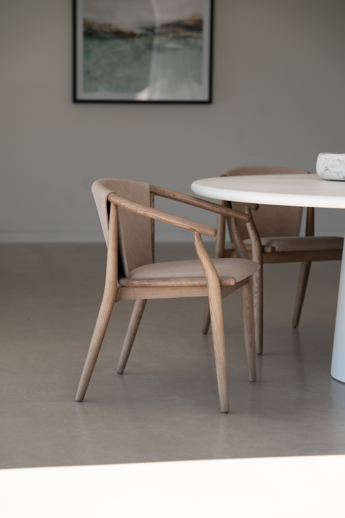 Enzo Dining Chair - Light Khaki - Image 2