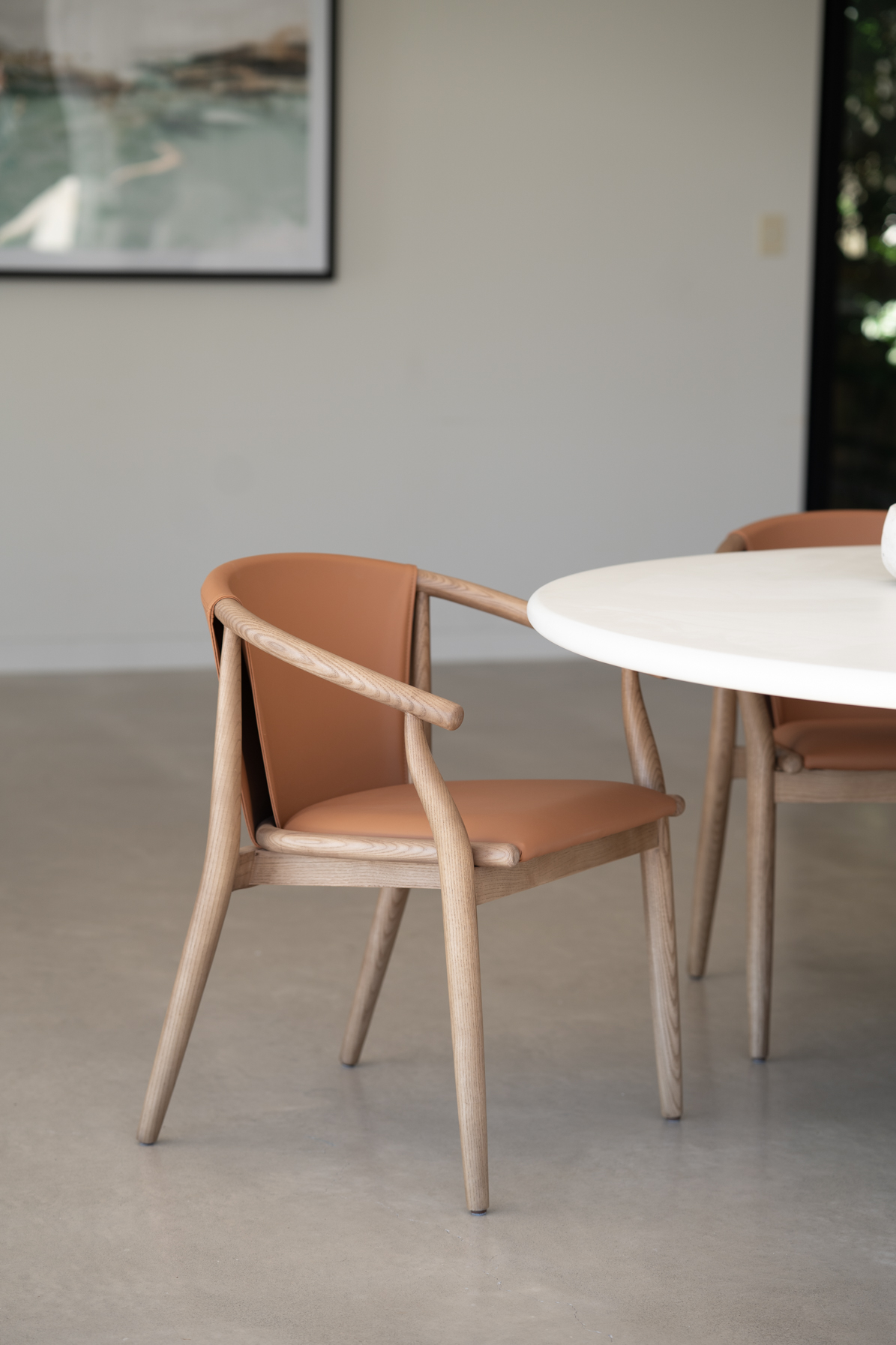 Enzo Dining Chair - Tan - Image 12