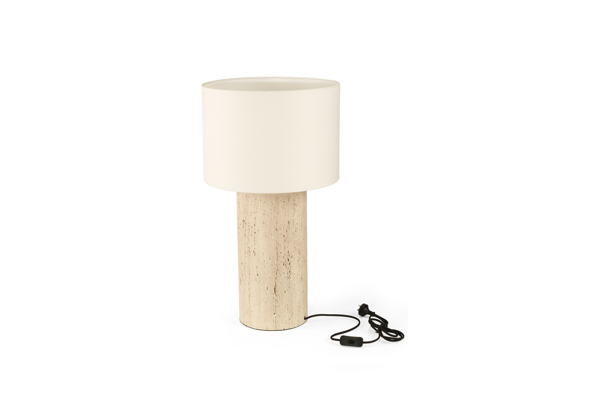 Geo Travertine Lamp - 40cm - Image 3