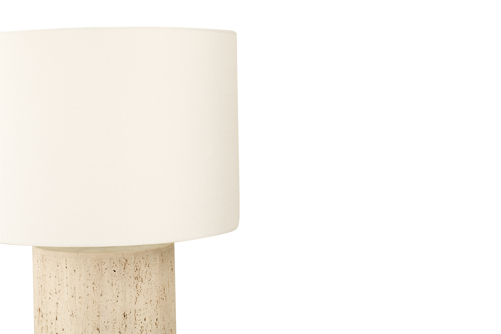 Geo Travertine Lamp - 40cm - Image 2