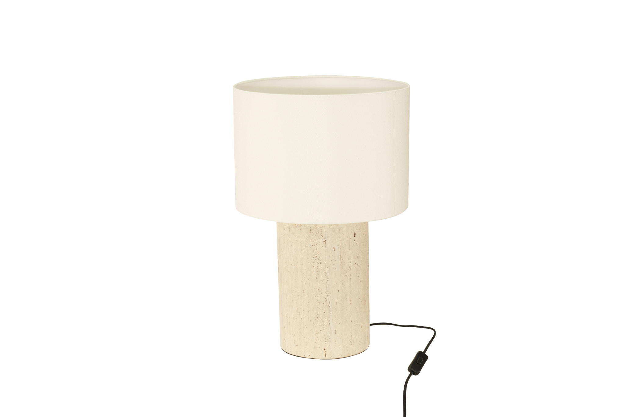 Geo Travertine Lamp - 30cm - Image 3