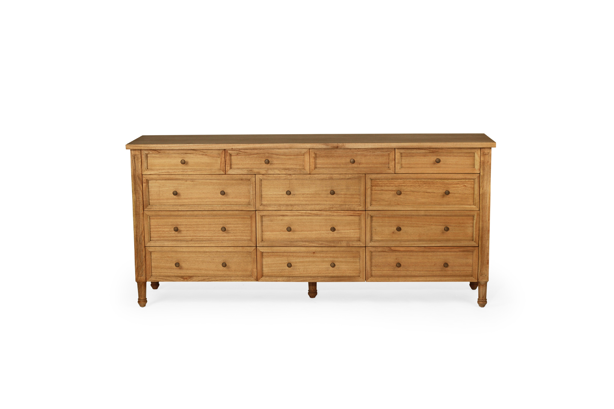 Hamilton Dresser - 13 Drawer - Weathered Oak - Image 2