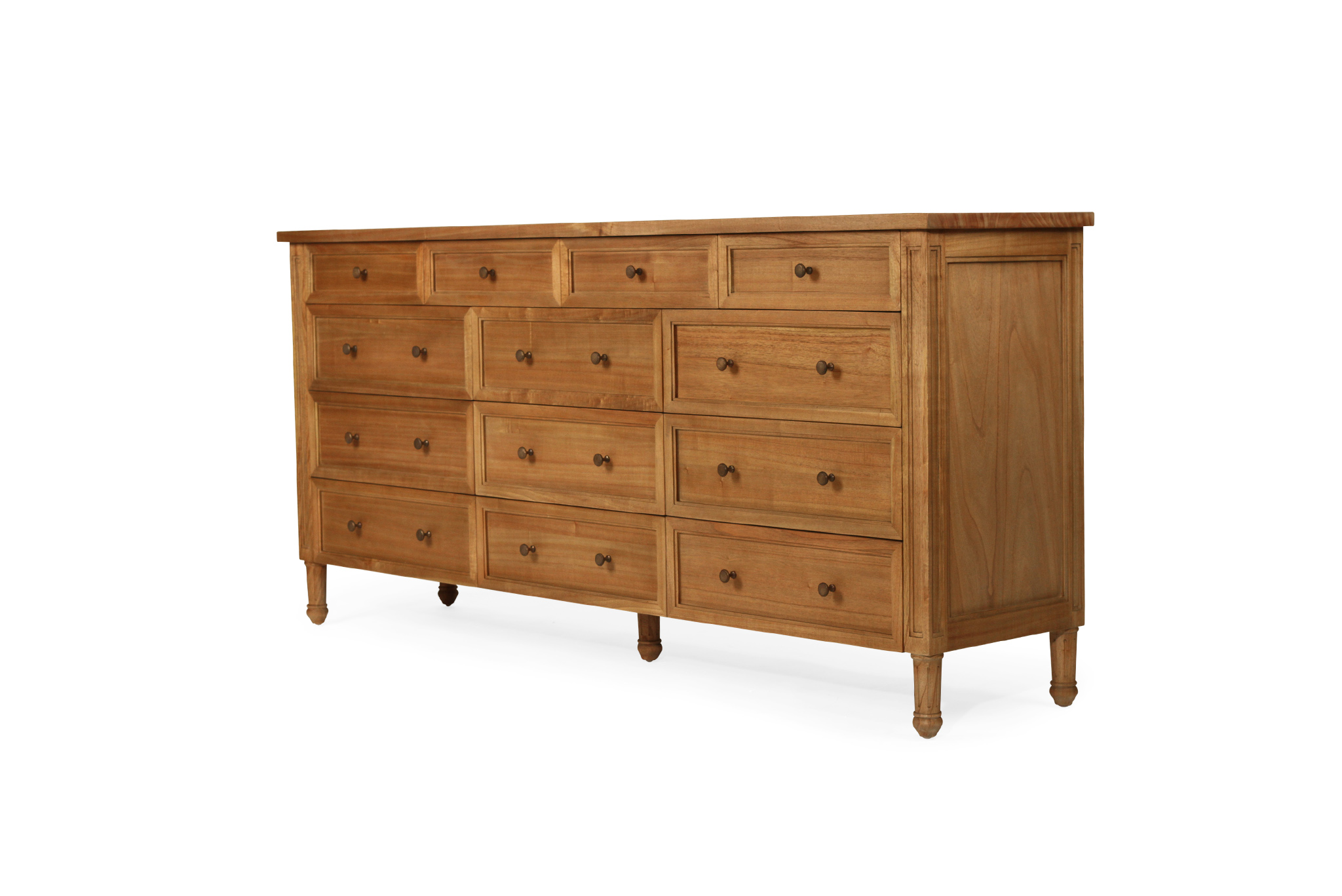 Hamilton Dresser - 13 Drawer - Weathered Oak - Image 5