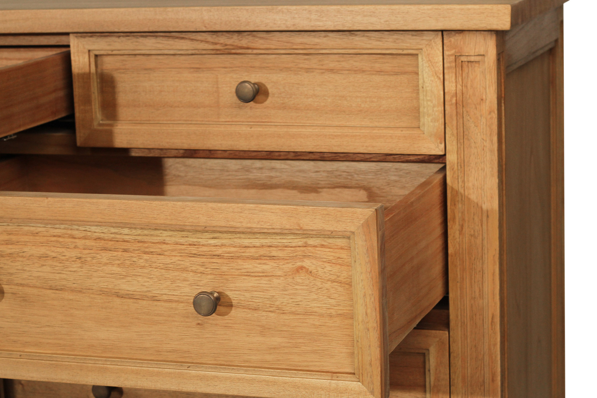 Hamilton Dresser - 13 Drawer - Weathered Oak - Image 8