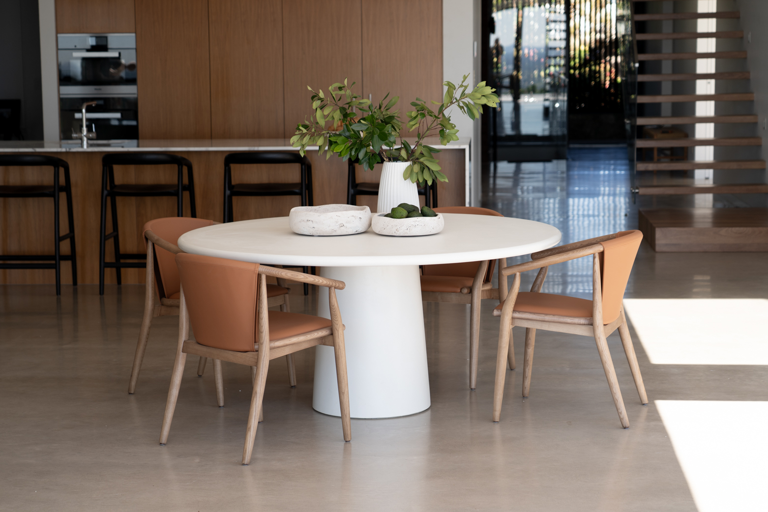 Hugo Dining Table - 160cm - Ivory - Image 9