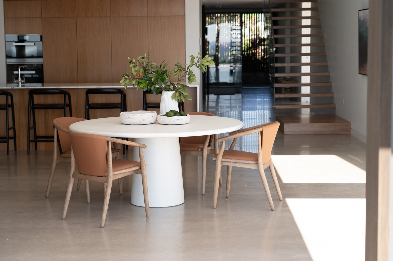 Hugo Dining Table - 160cm - Ivory - Image 10