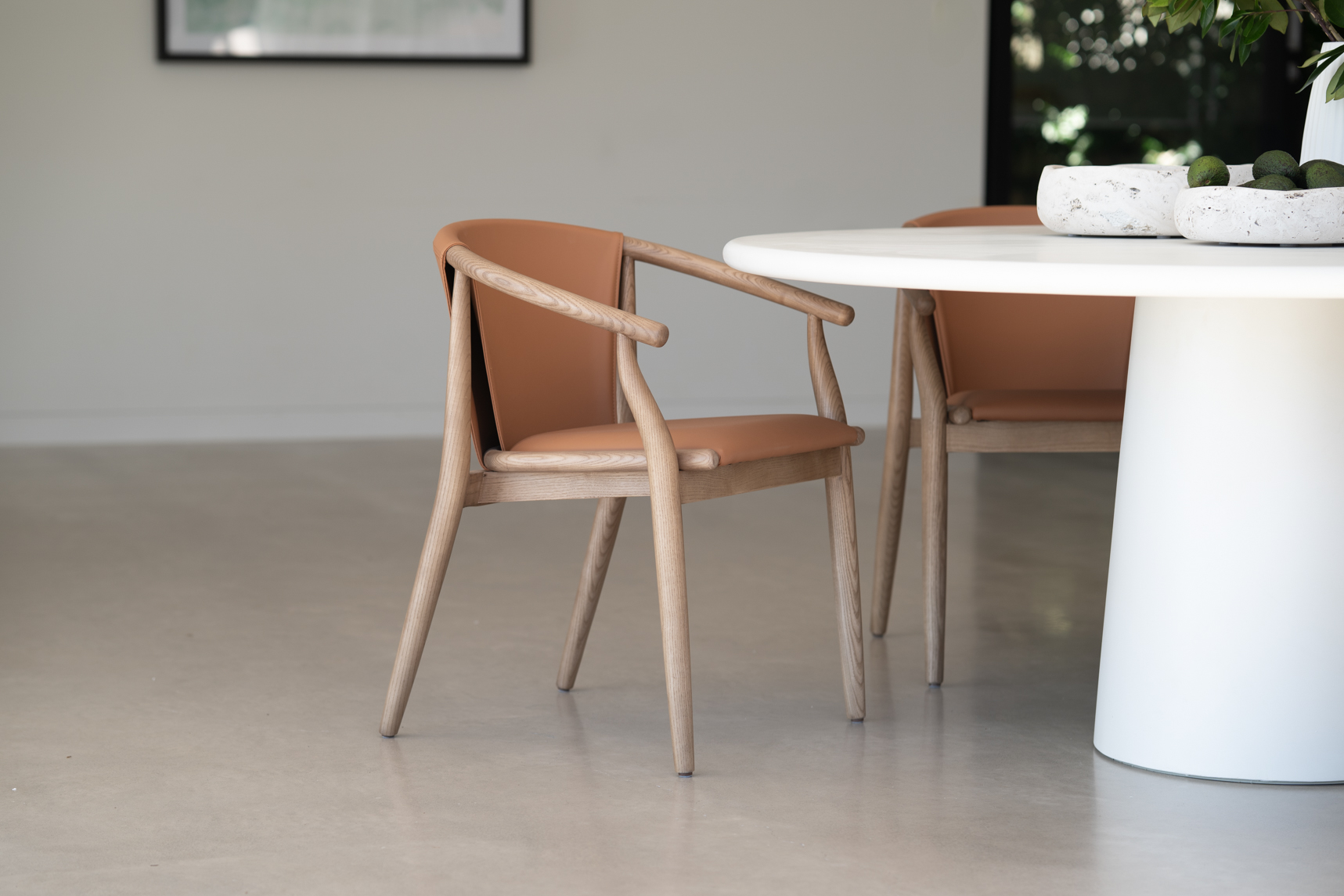 Hugo Dining Table - 160cm - Ivory - Image 11