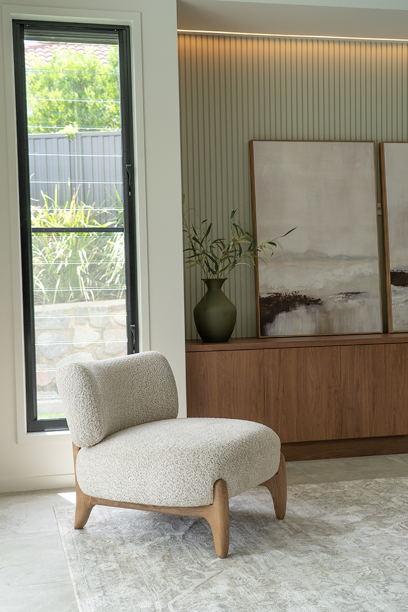 Iris Occasional Chair - Natural on Caramel Frame - Image 11