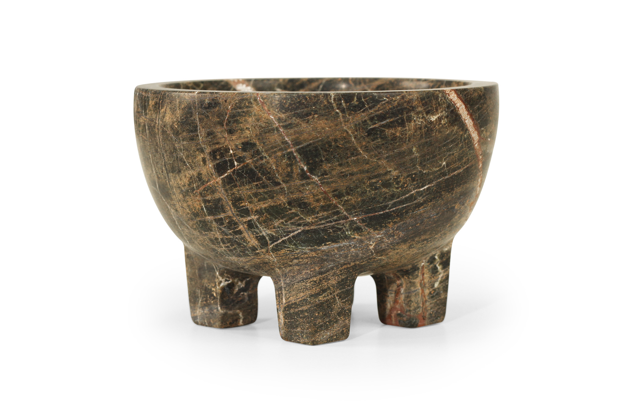 Jillian Four Leg Bowl - Forest Green