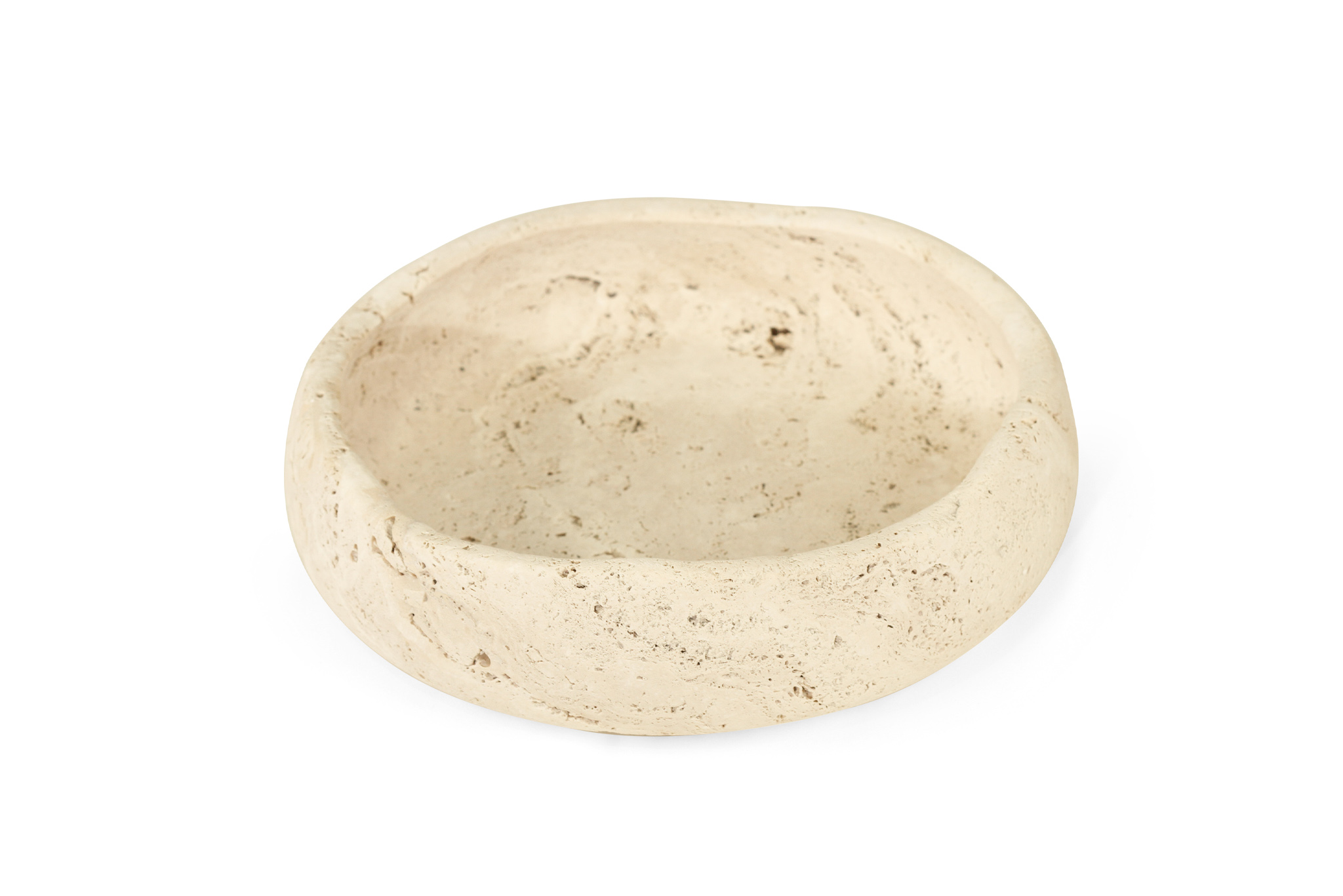 Jillian Organic Fruit Bowl - Large - Travertine - Image 4