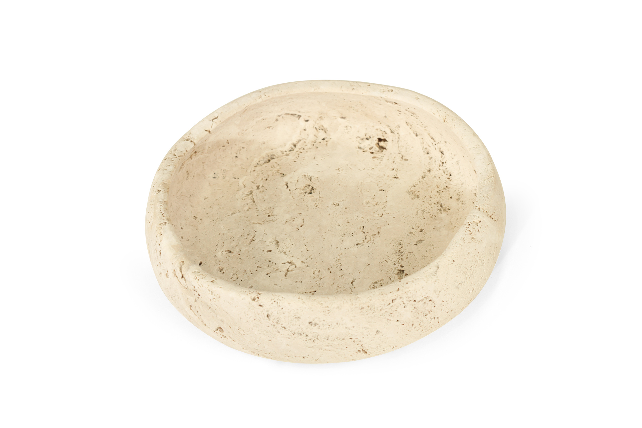 Jillian Organic Fruit Bowl - Large - Travertine - Image 5