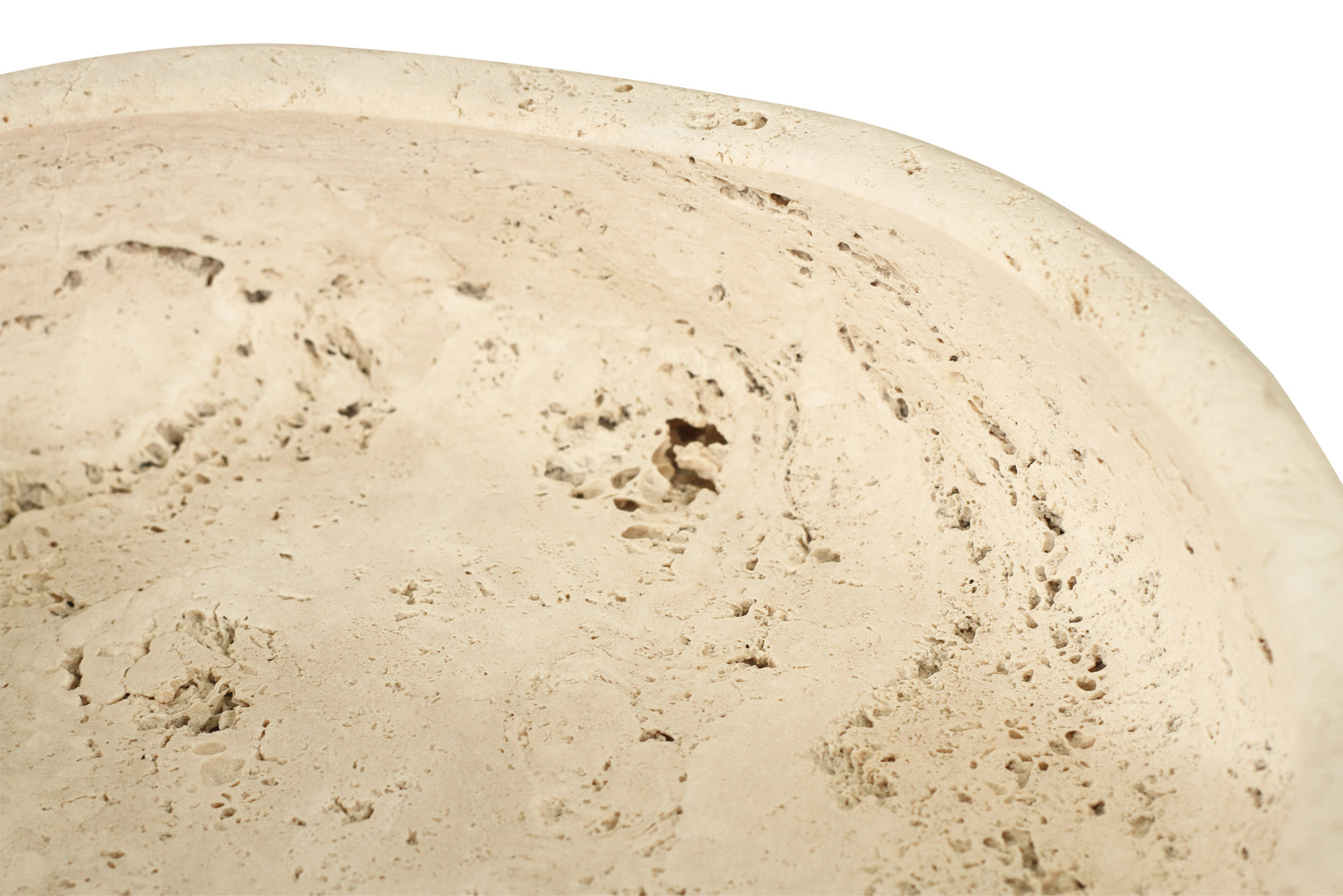 Jillian Organic Fruit Bowl - Large - Travertine - Image 6