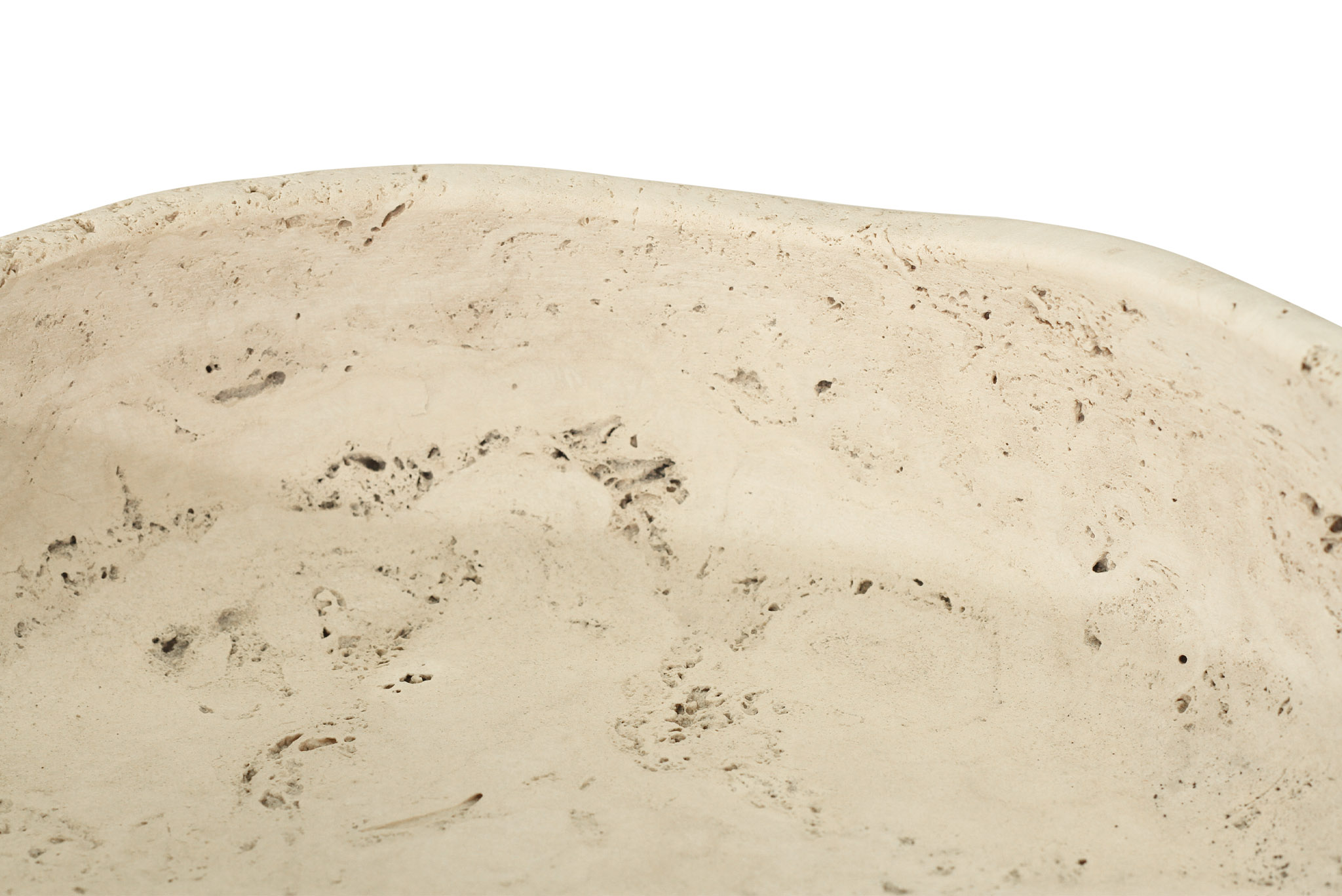 Jillian Organic Fruit Bowl - Small - Travertine - Image 8