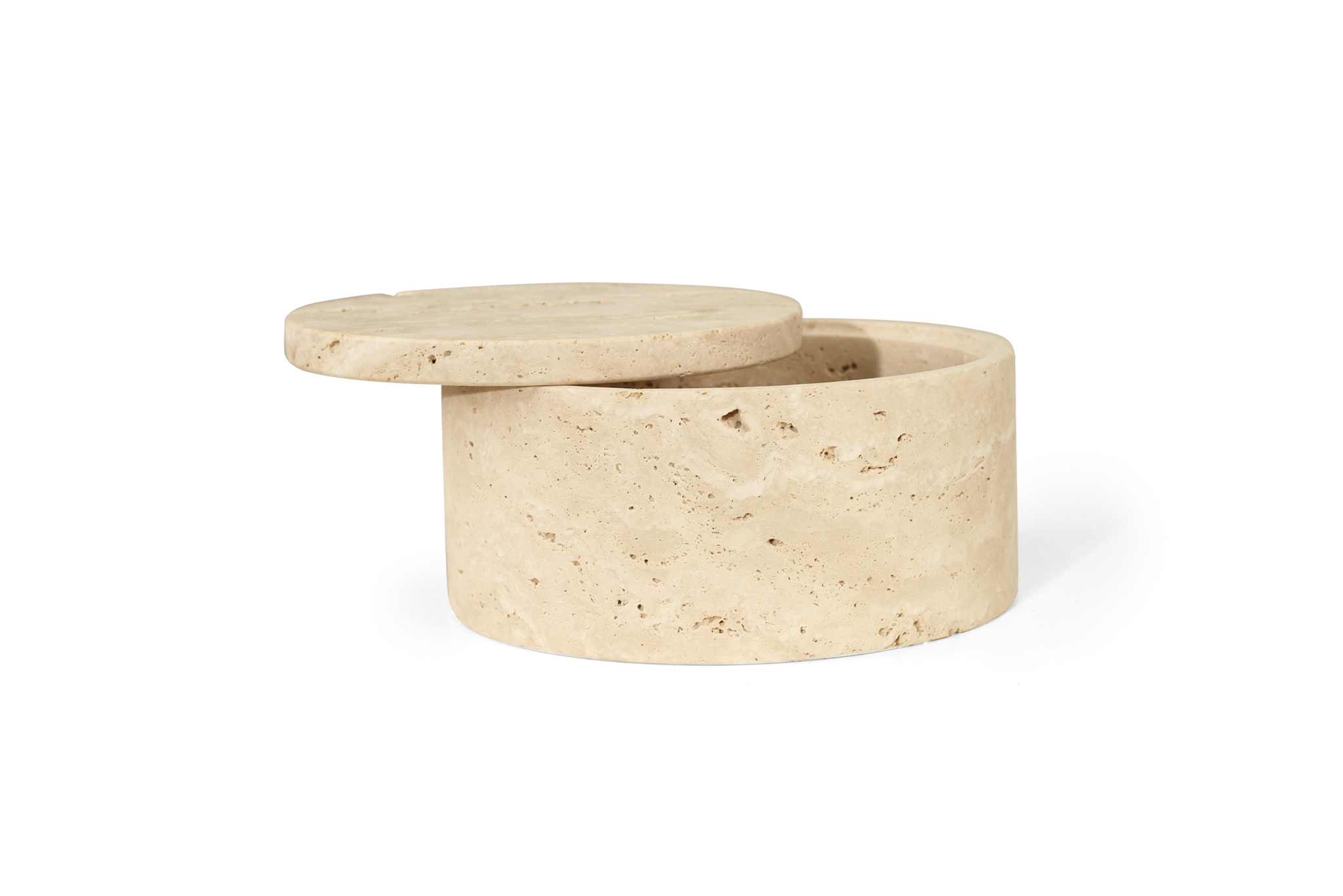 Jillian High Bowl - Travertine - Image 2