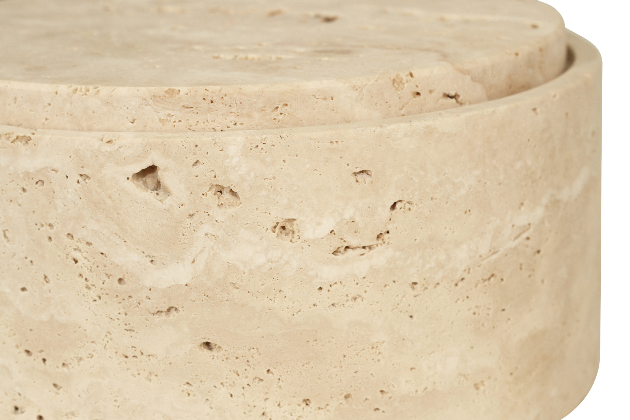 Jillian High Bowl - Travertine - Image 9