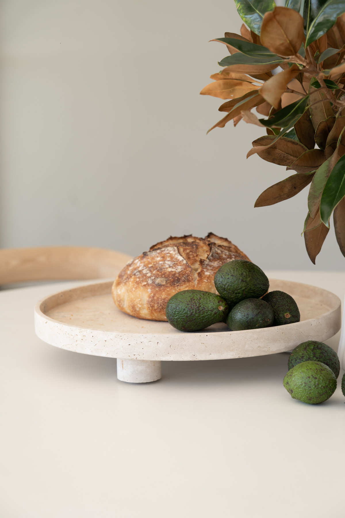 Jillian Serving Stand - Travertine - Image 15