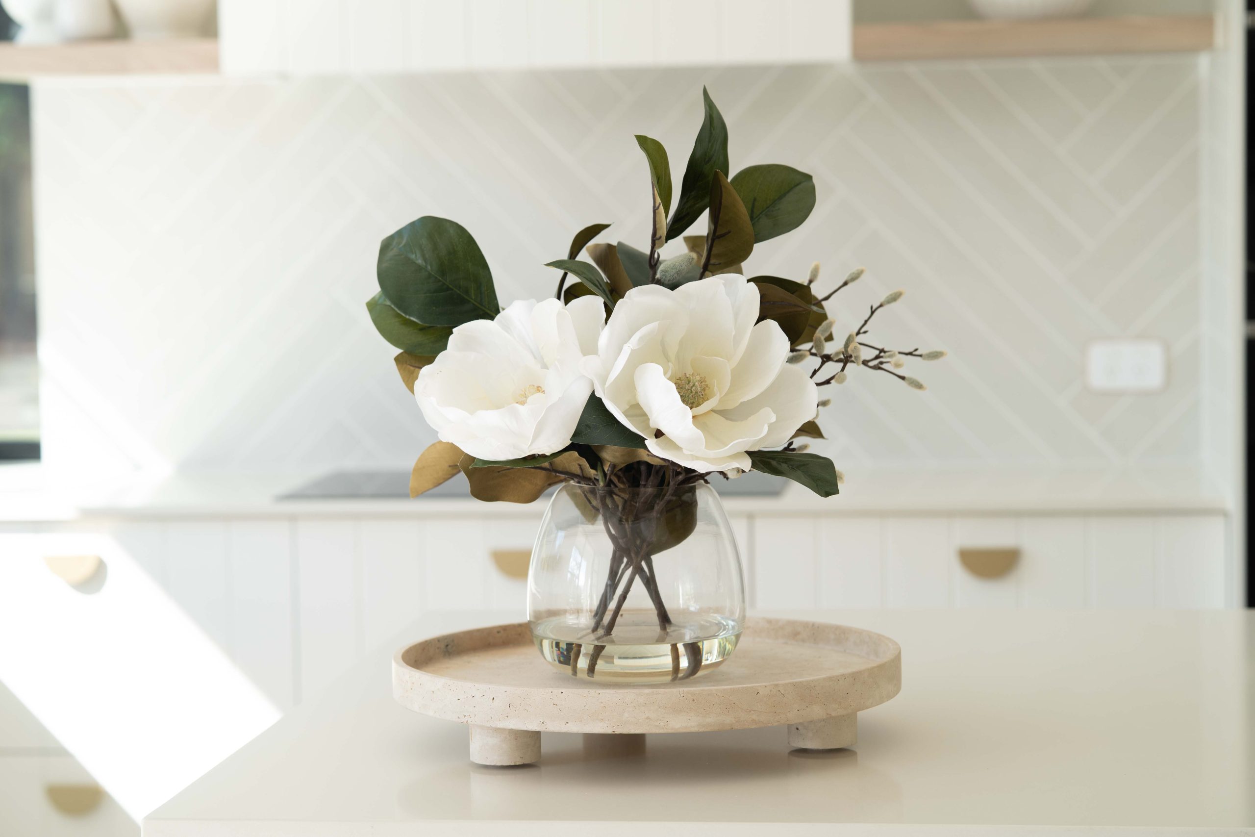 Jillian Serving Stand - Travertine - Image 12