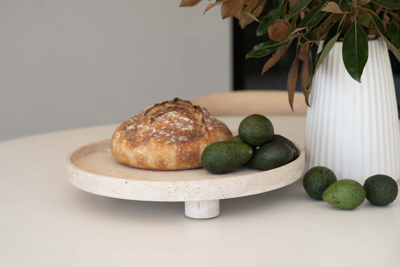 Jillian Serving Stand - Travertine - Image 14