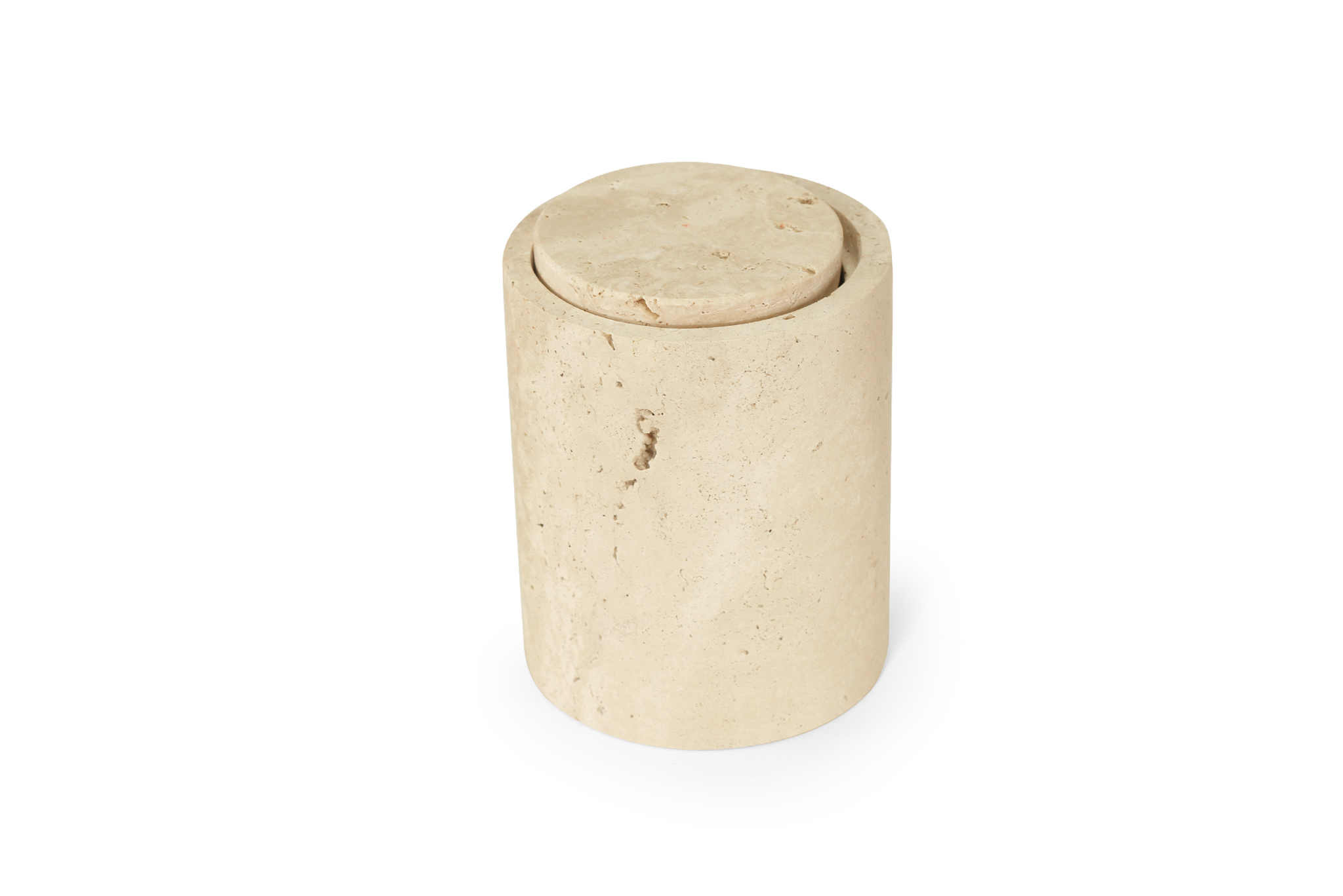 Jillian Vase - Travertine - Image 7