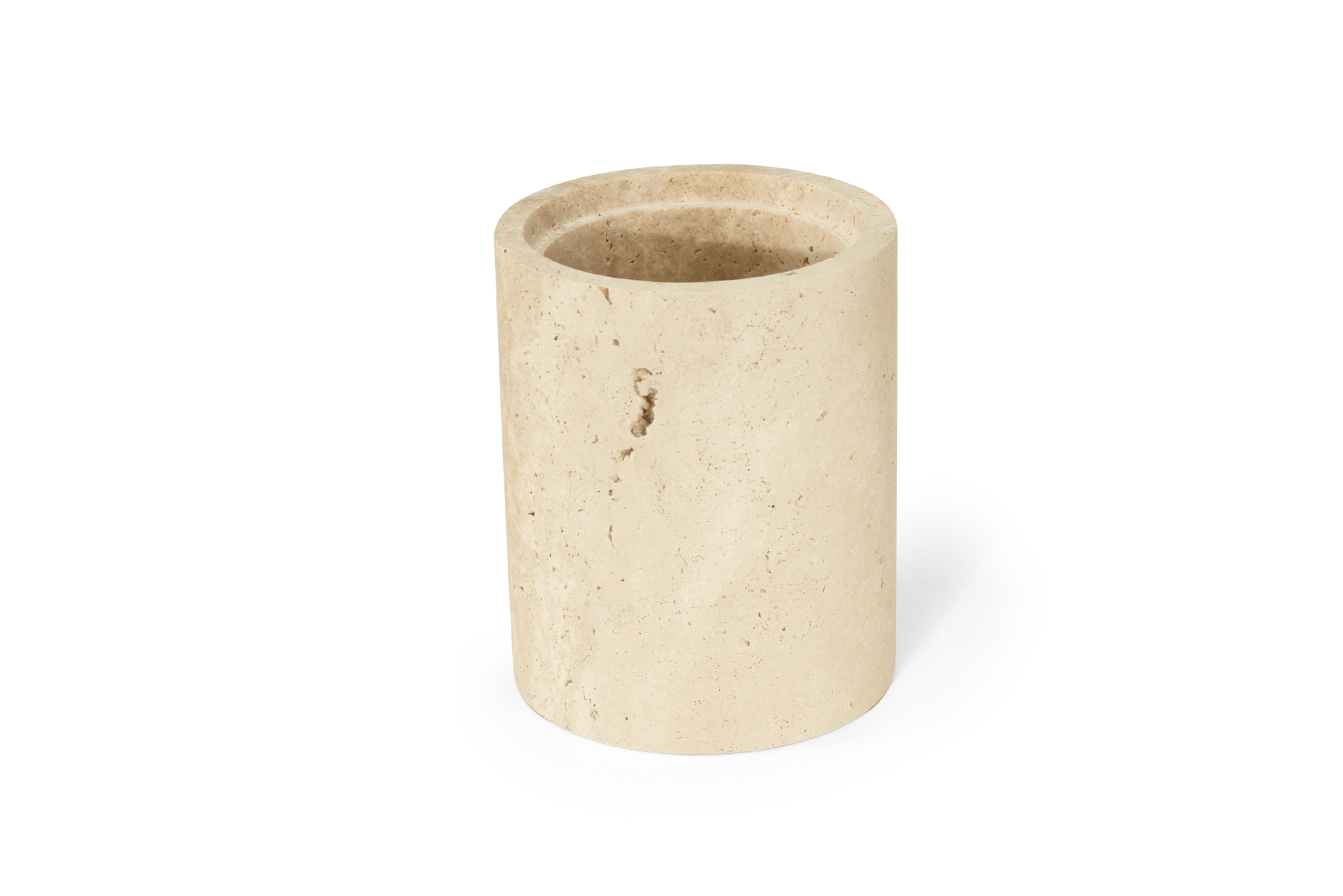 Jillian Vase - Travertine - Image 9