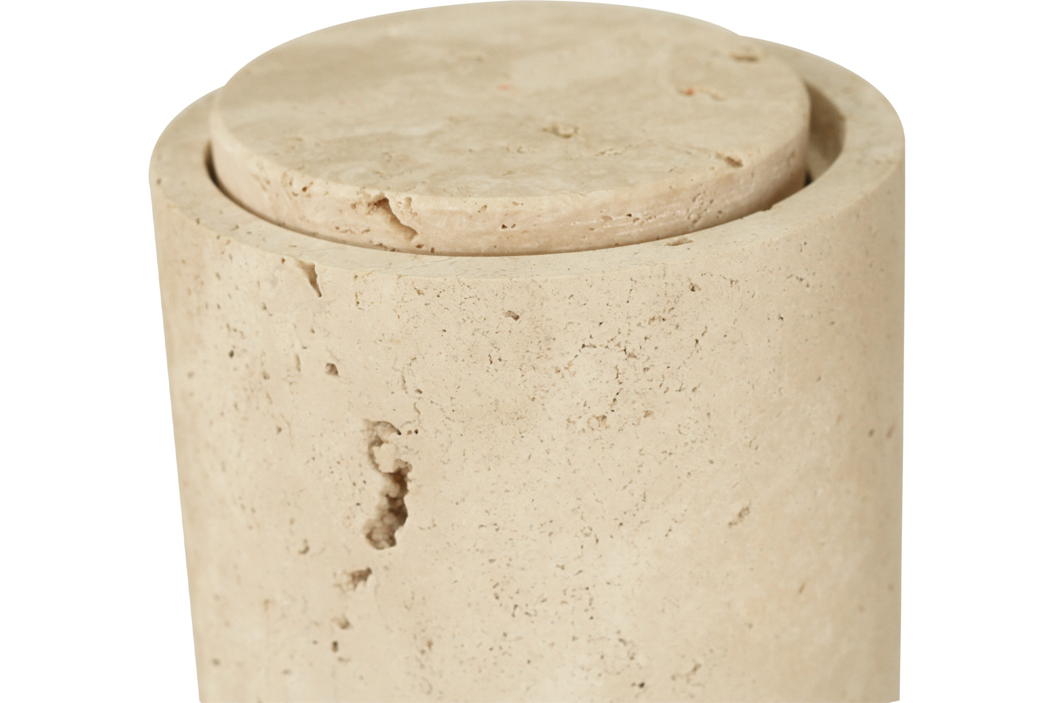 Jillian Vase - Travertine - Image 10