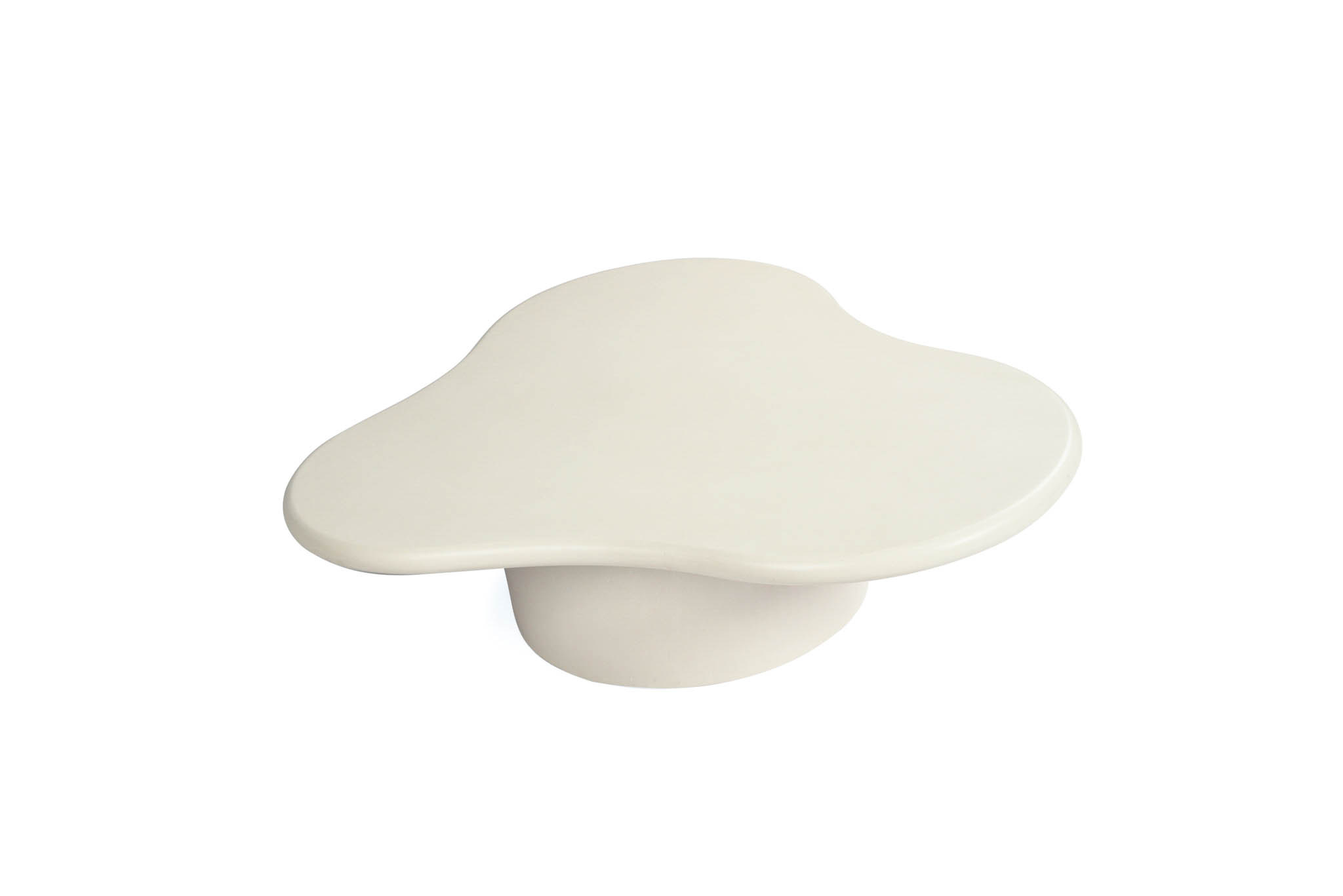 Lorenzo Organic Coffee Table - 100cm (Clover) - Ivory - Image 4