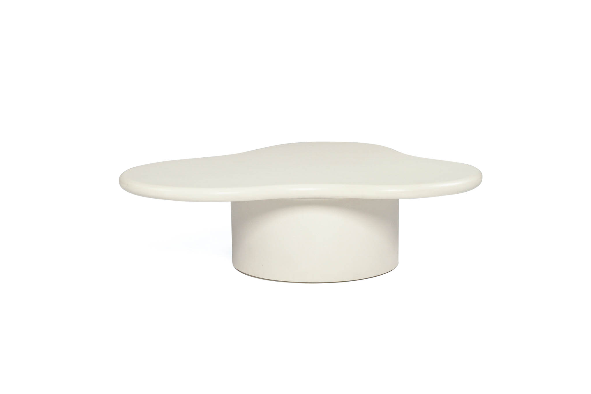 Lorenzo Organic Coffee Table - 100cm (Clover) - Ivory