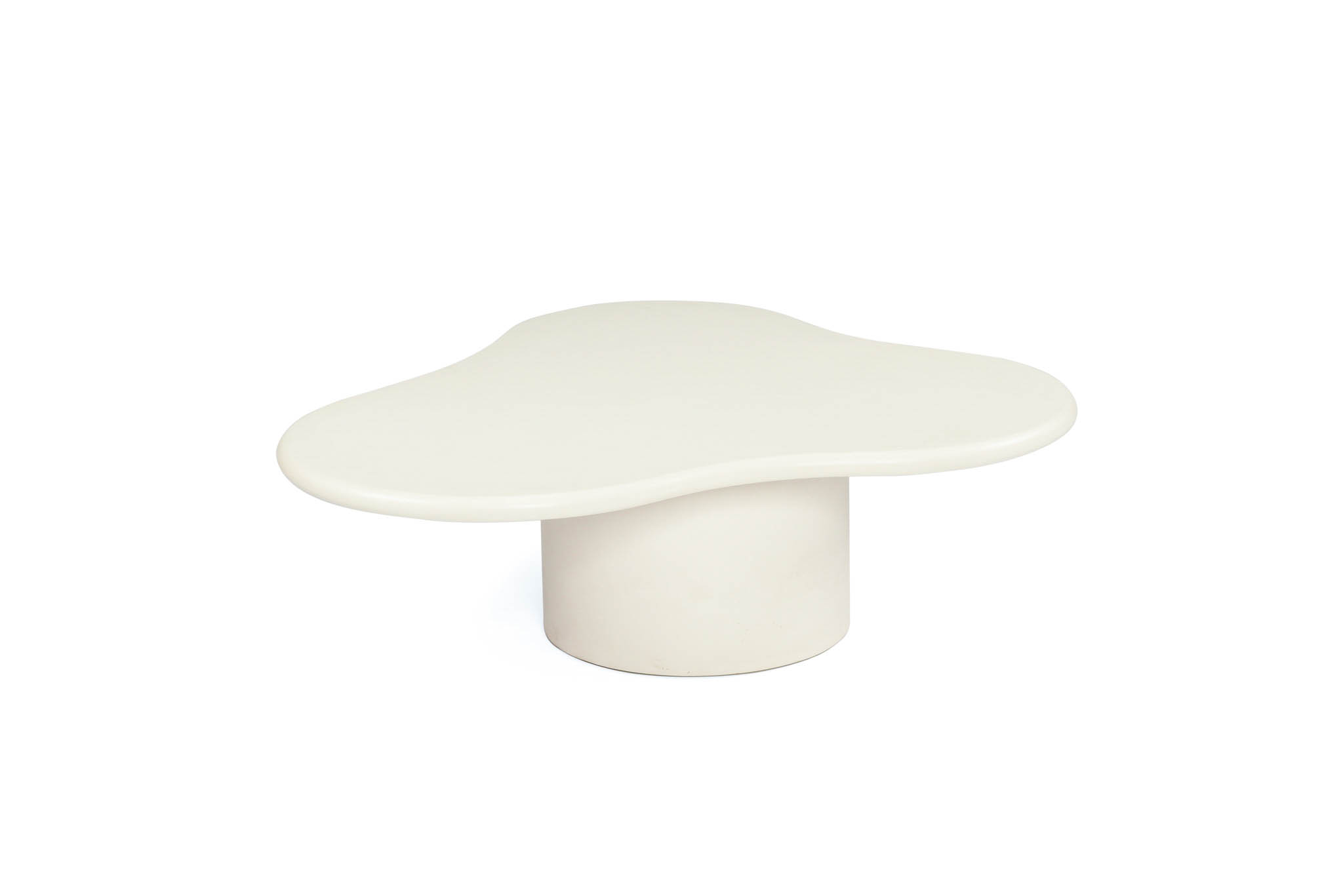 Lorenzo Organic Coffee Table - 120cm (Clover) - Ivory - Image 3