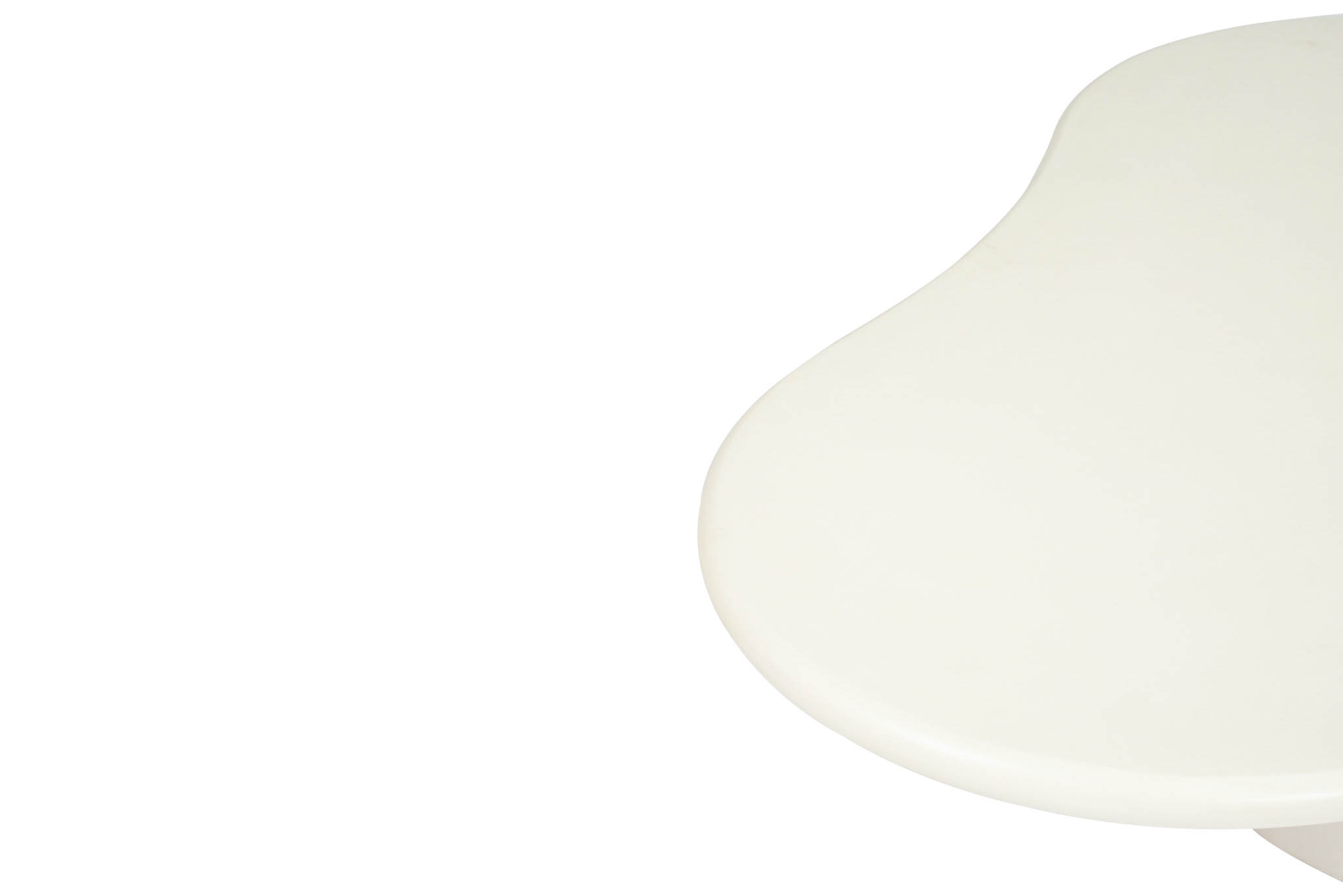 Lorenzo Organic Coffee Table - 120cm (Clover) - Ivory - Image 4
