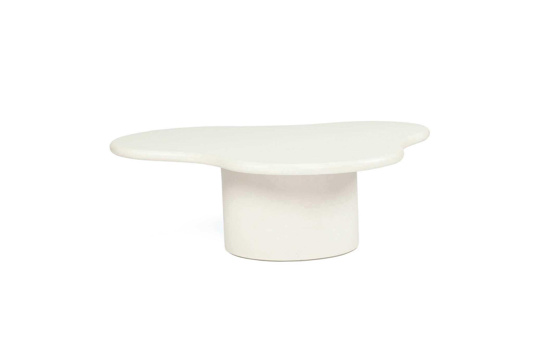Lorenzo Organic Coffee Table - 120cm (Clover) - Ivory - Image 6