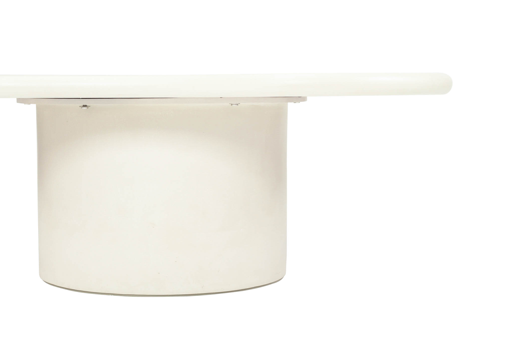 Lorenzo Organic Coffee Table - 120cm (Clover) - Ivory - Image 10