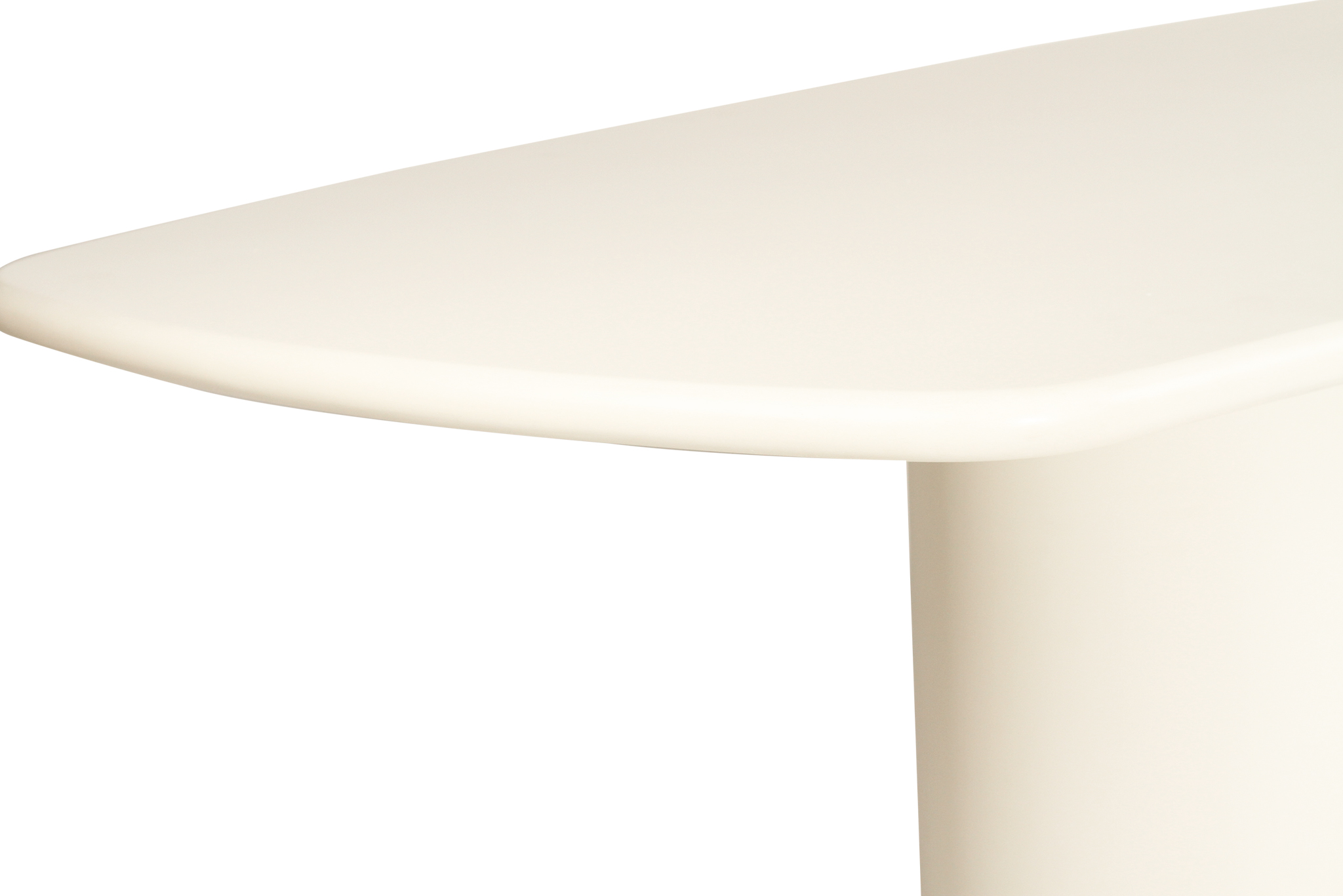Lorenzo Organic Rectangle Dining Table - 2.7m - Ivory - Image 12