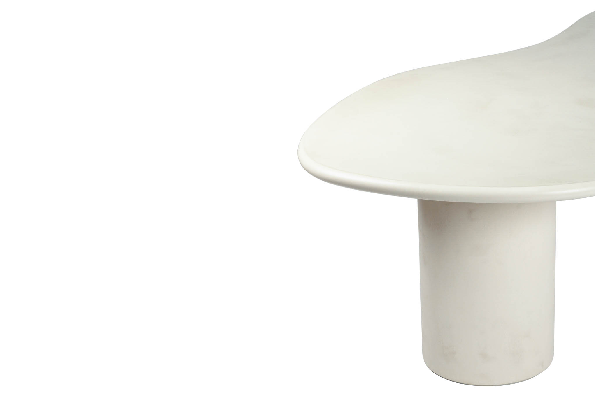 Lorenzo Organic Dining Table - 3.5m - Ivory - Image 4