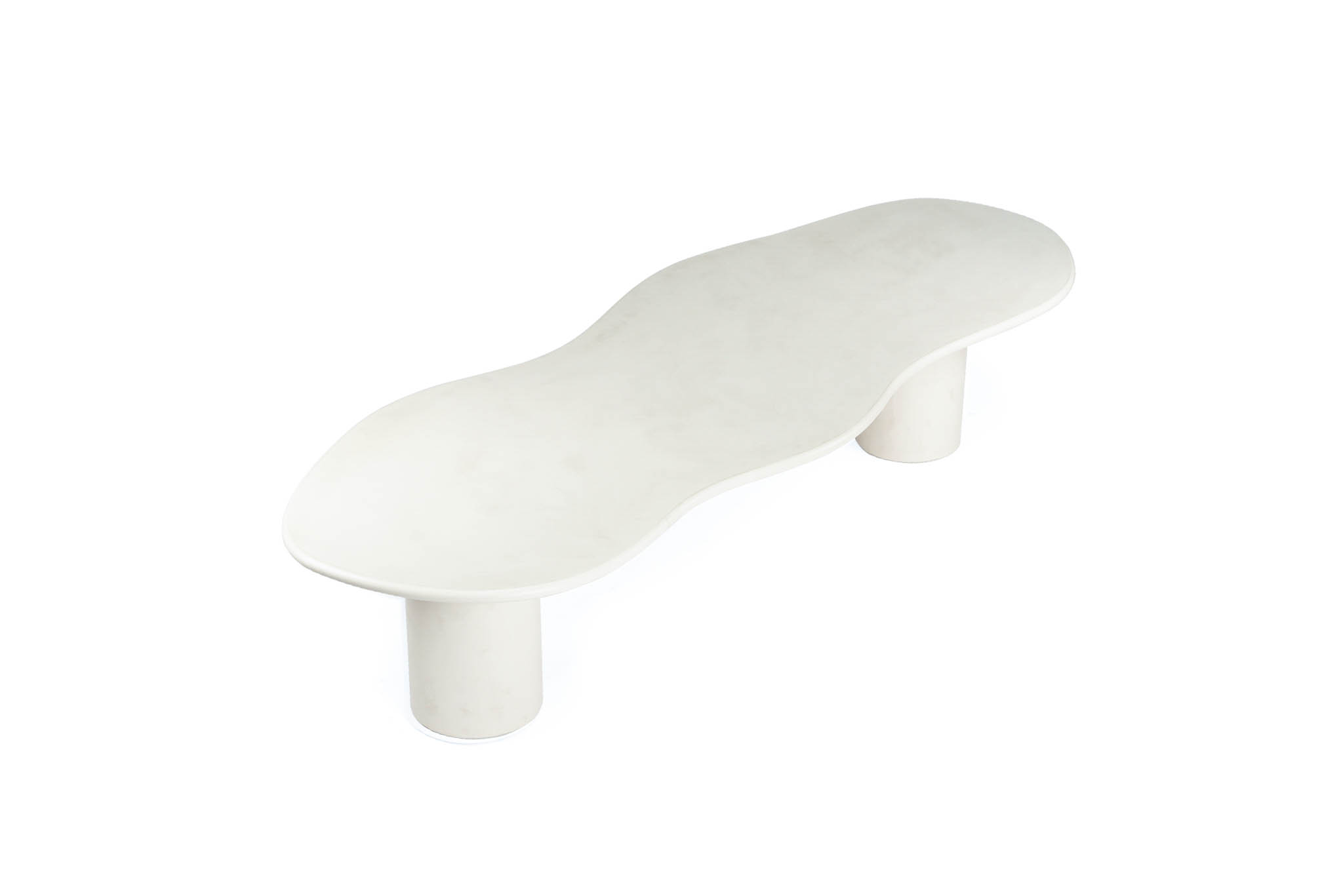 Lorenzo Organic Dining Table - 3.5m - Ivory - Image 6