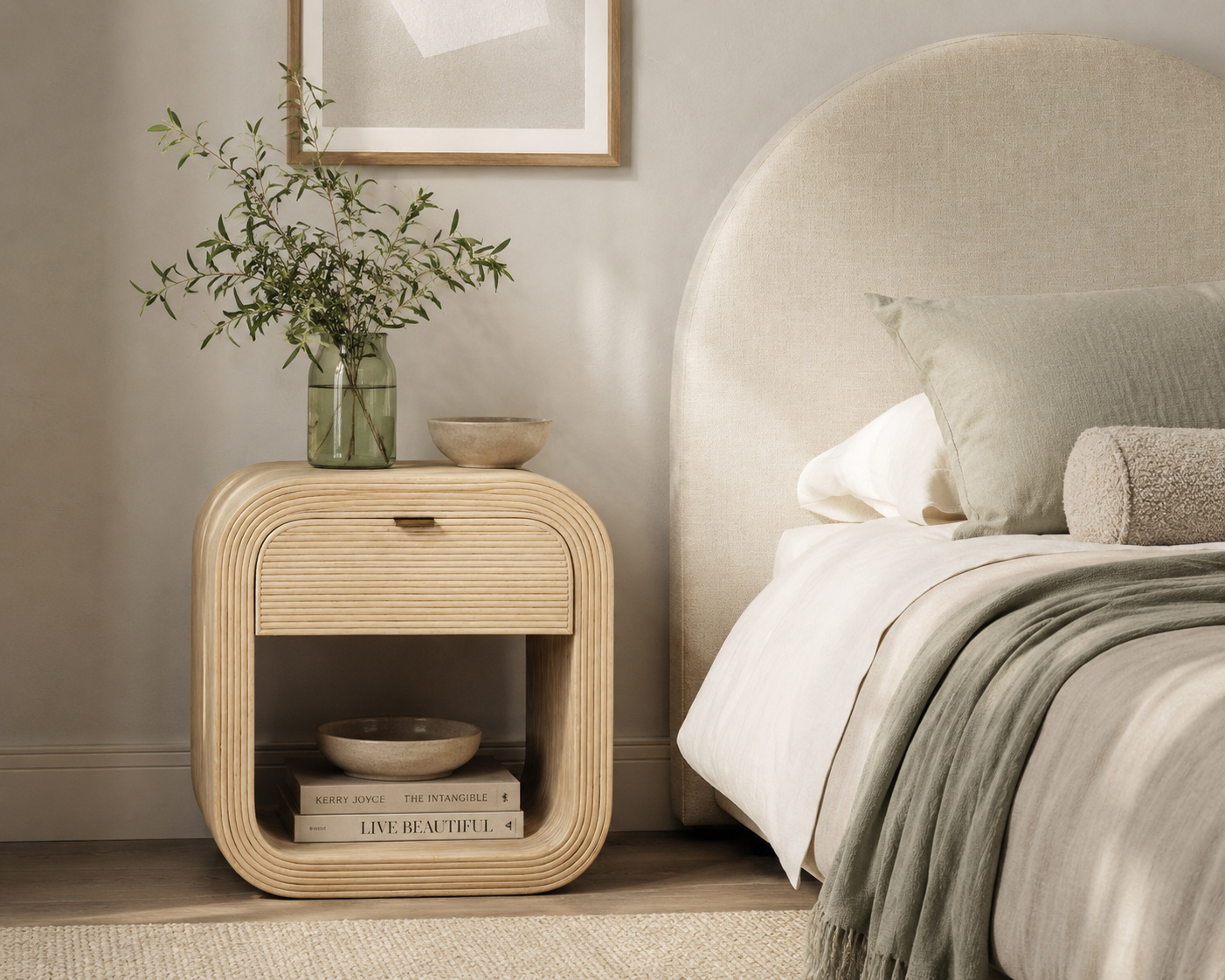 Nixon Bedside Table - 60cm - Image 2