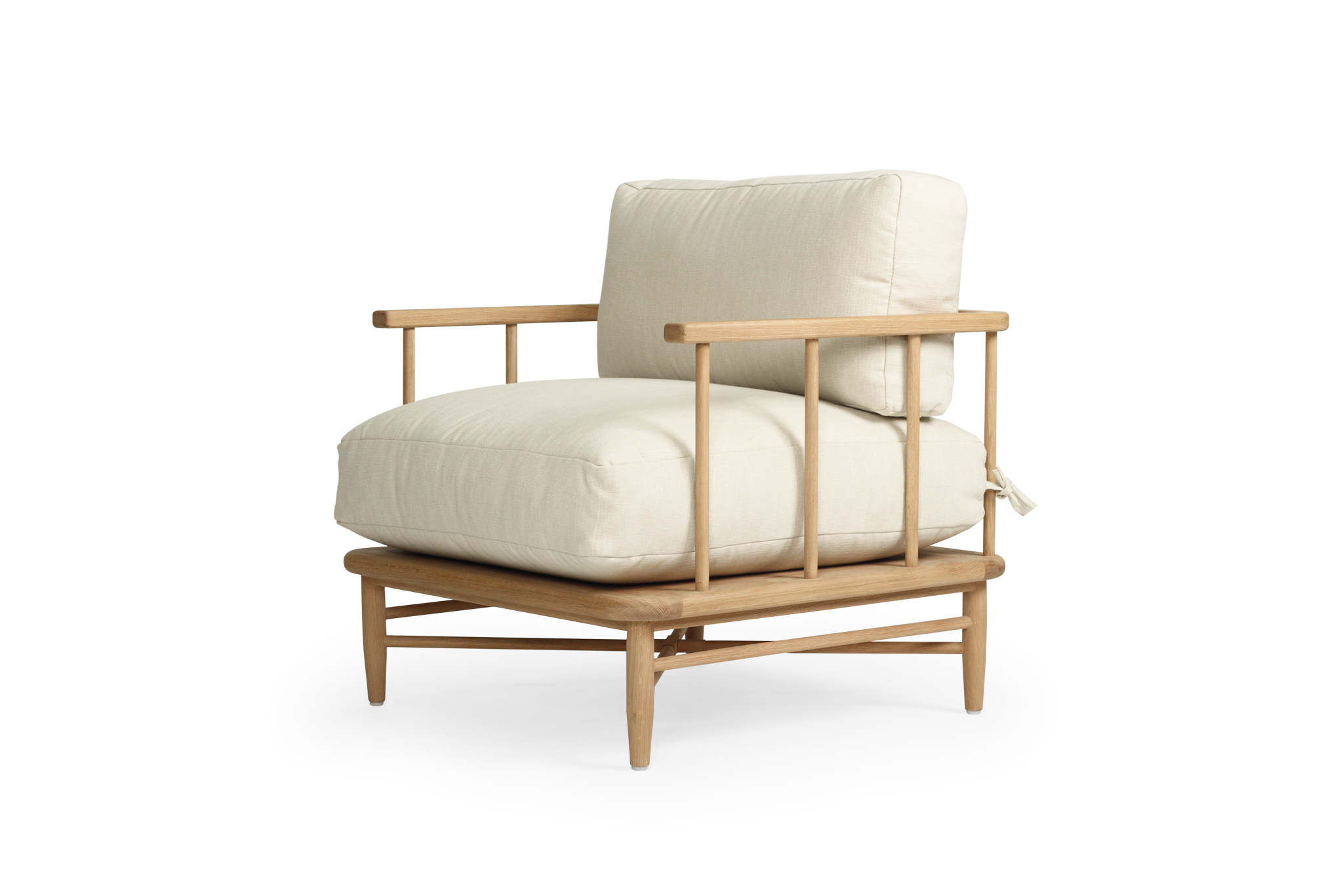 Ocea Armchair- Linen Cushions - Image 2