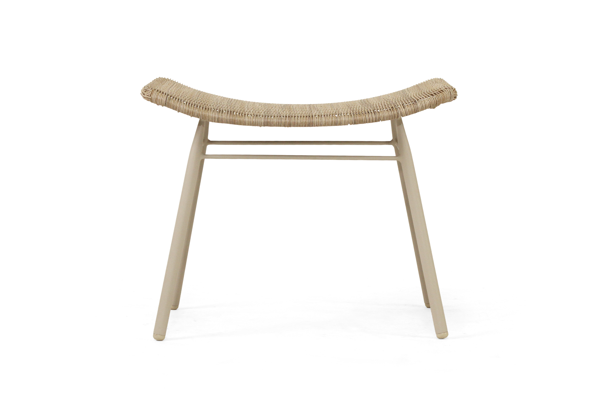 Amos Outdoor Footstool - Linen - Image 3