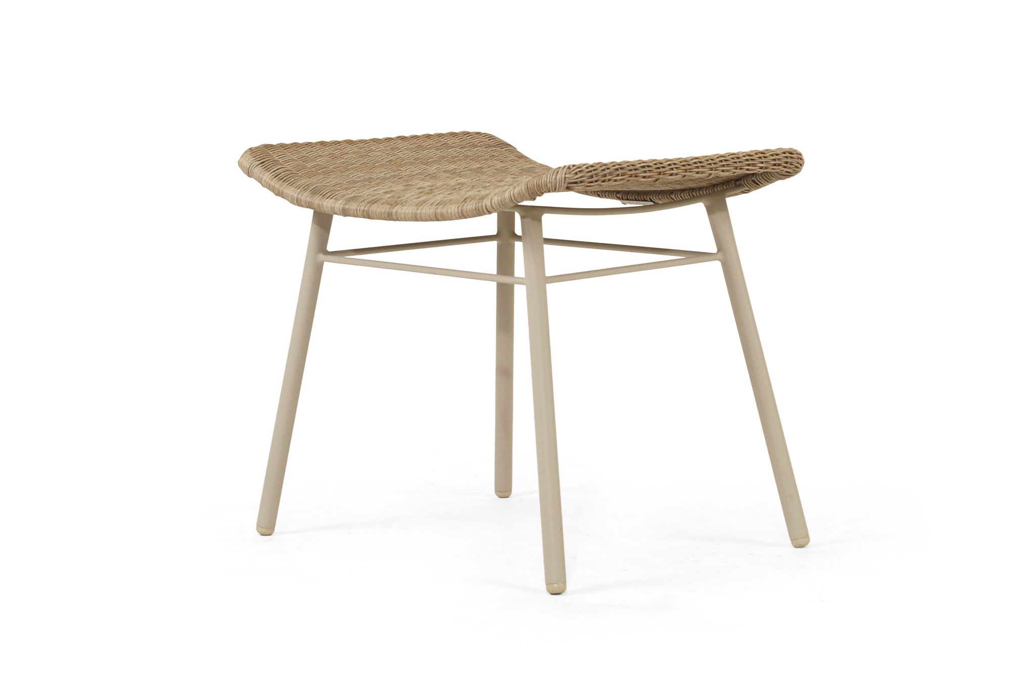 Amos Outdoor Footstool - Linen
