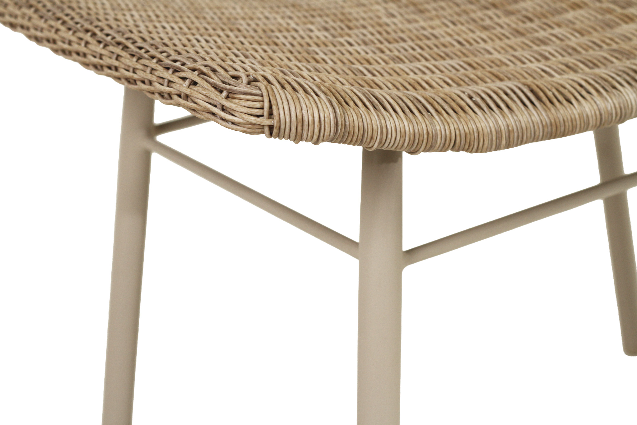 Amos Outdoor Footstool - Linen - Image 8