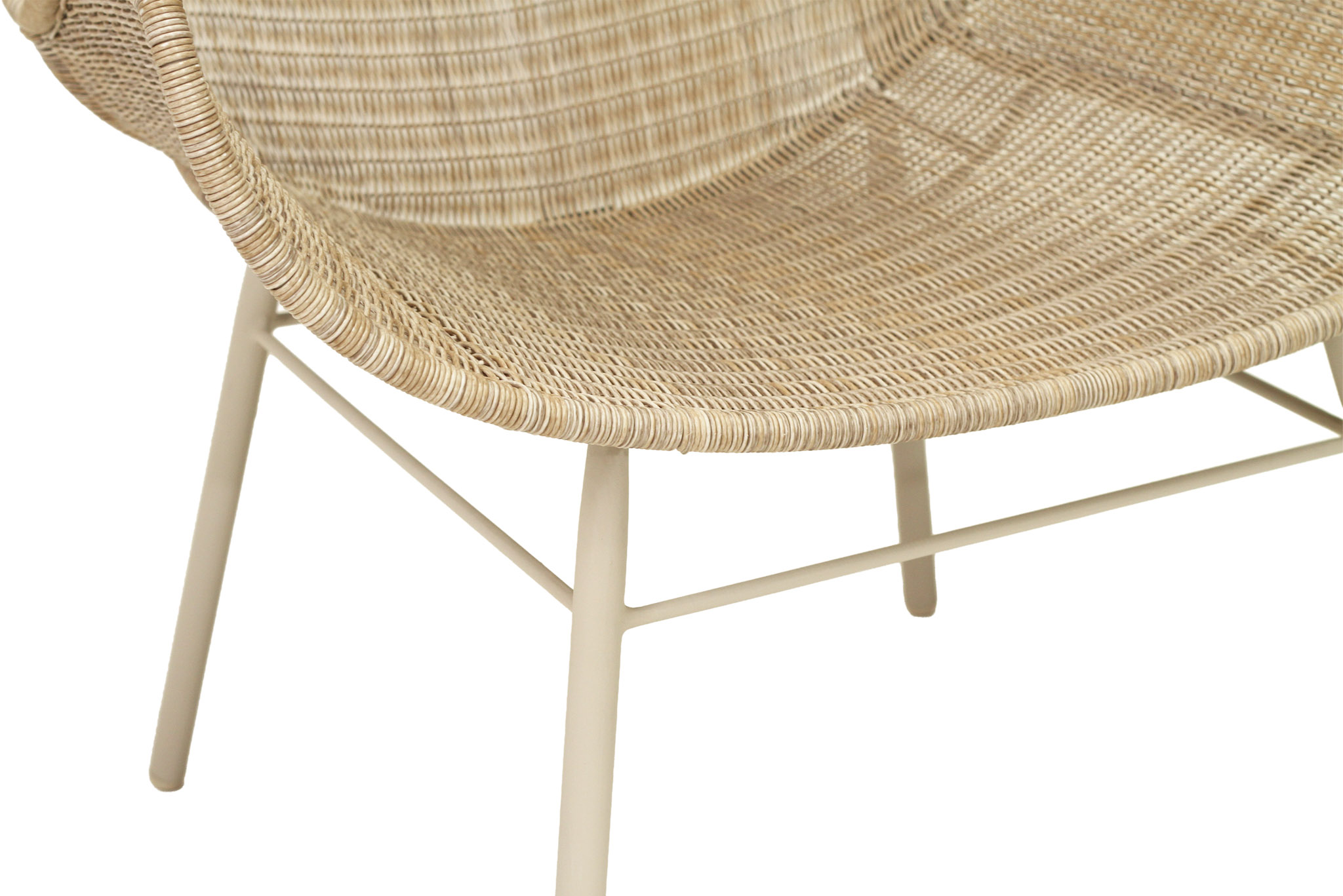 Amos Outdoor Wingchair - Linen - Image 10